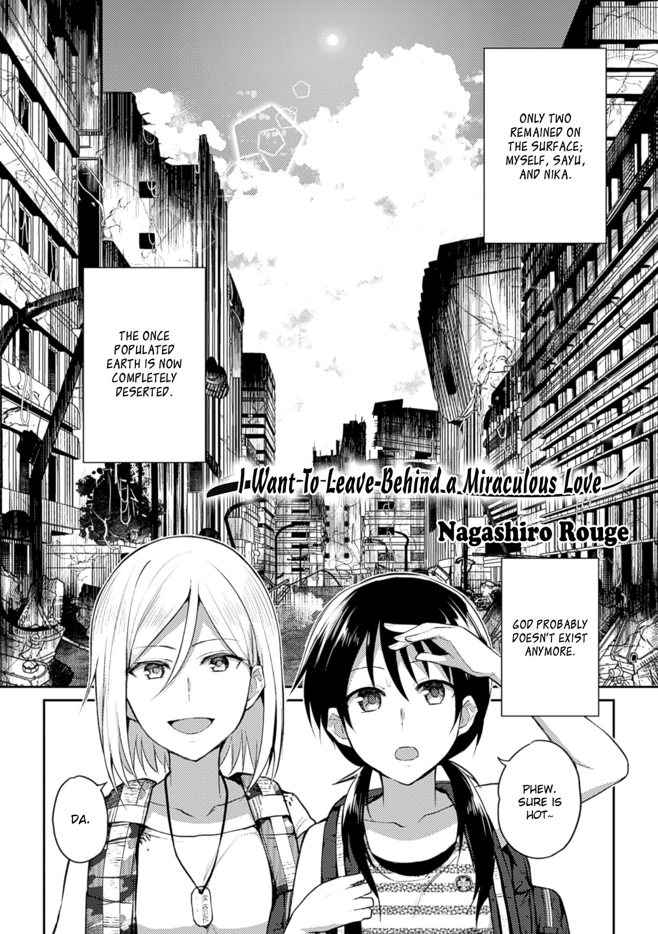 I Want To Leave Behind a Miraculous Love page 2