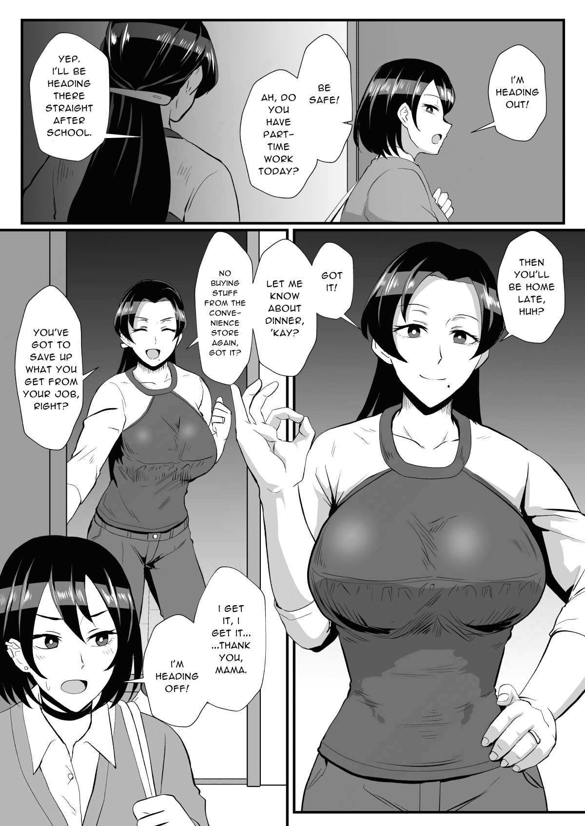 "I want to protect my daughter entrusted to me by my absentee husband" Part time work as a stay-at-home housekeeper with my mom! page 2