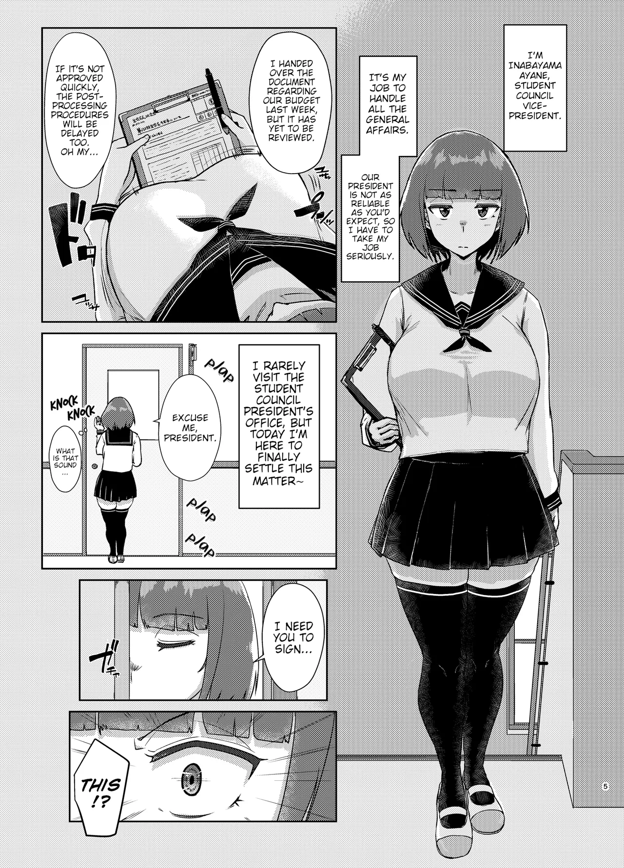 I Want You to Plow Me With Your Dick, Sensei! Part 2 page 4