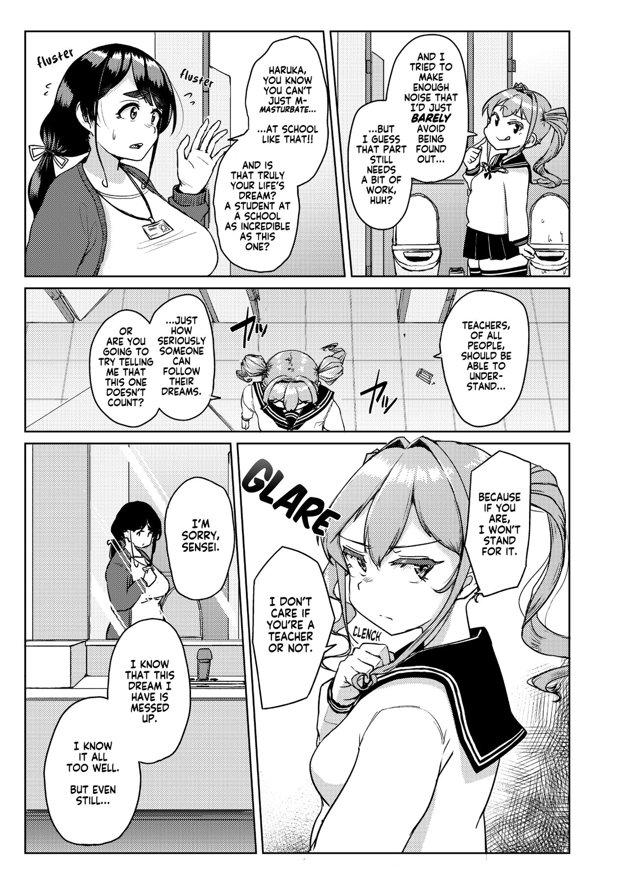 I Want You to Plow Me With Your Dick, Sensei! page 8