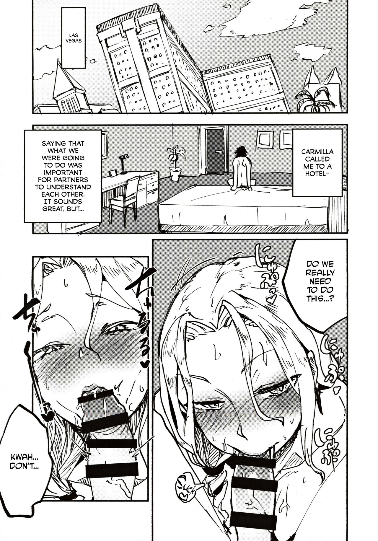 I Wanted To Draw A Book About Carmilla's Sexiness (Fate/Grand Order) [English] =The Lost Light= page 4