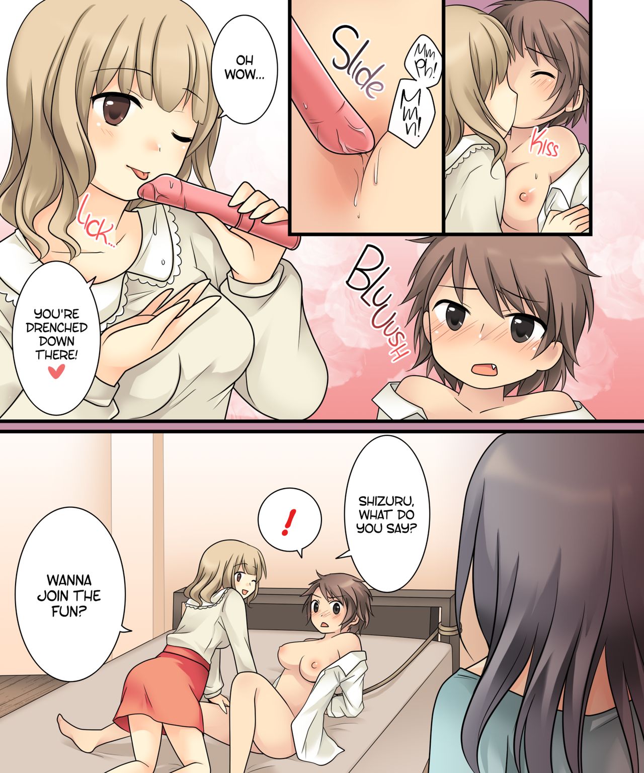 I Wanted to Have a Lesbian Get a Taste of My Cock, but I Got Turned Into a Girl Instead page 13