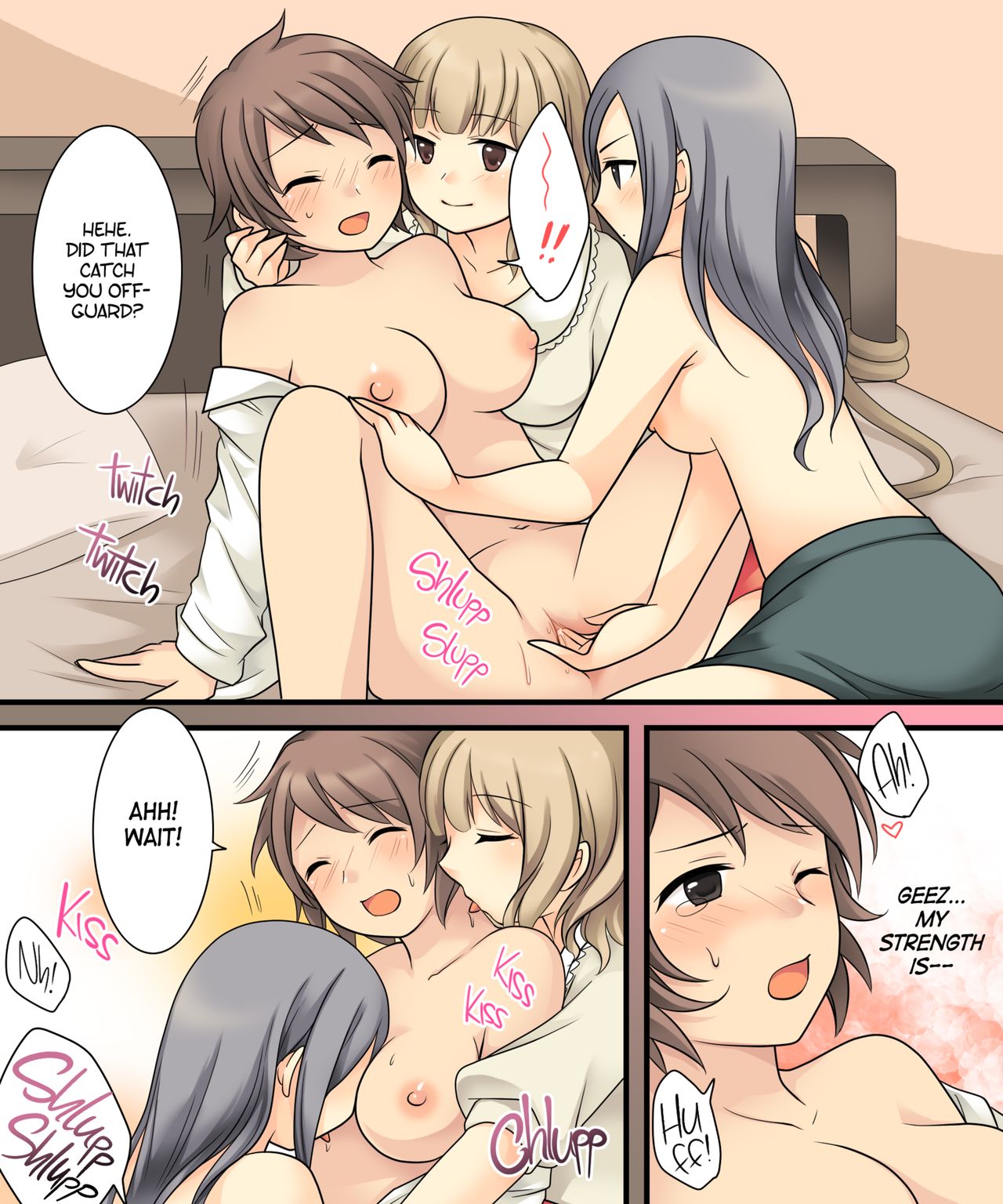 I Wanted to Have a Lesbian Get a Taste of My Cock, but I Got Turned Into a Girl Instead page 15