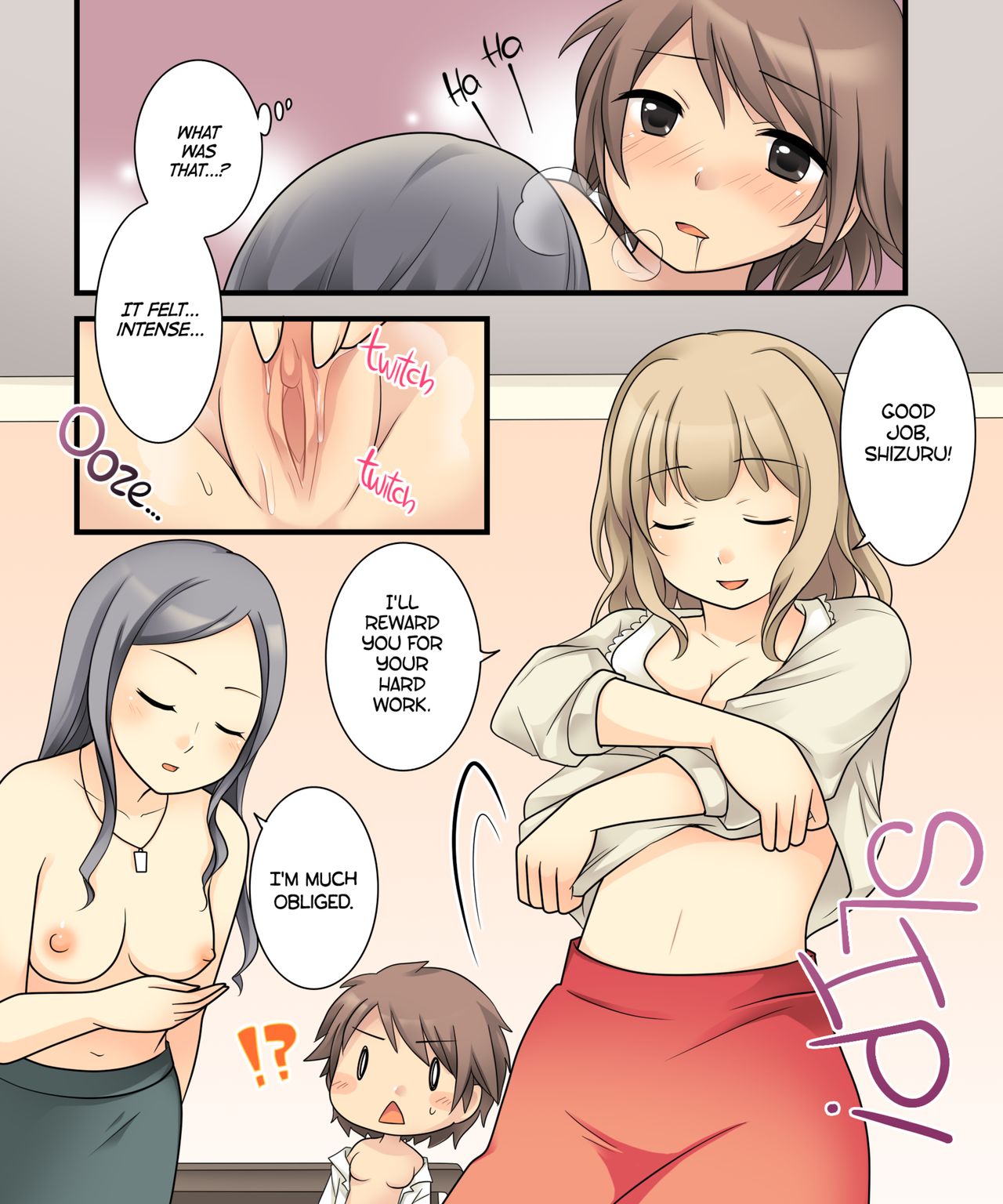 I Wanted to Have a Lesbian Get a Taste of My Cock, but I Got Turned Into a Girl Instead page 17