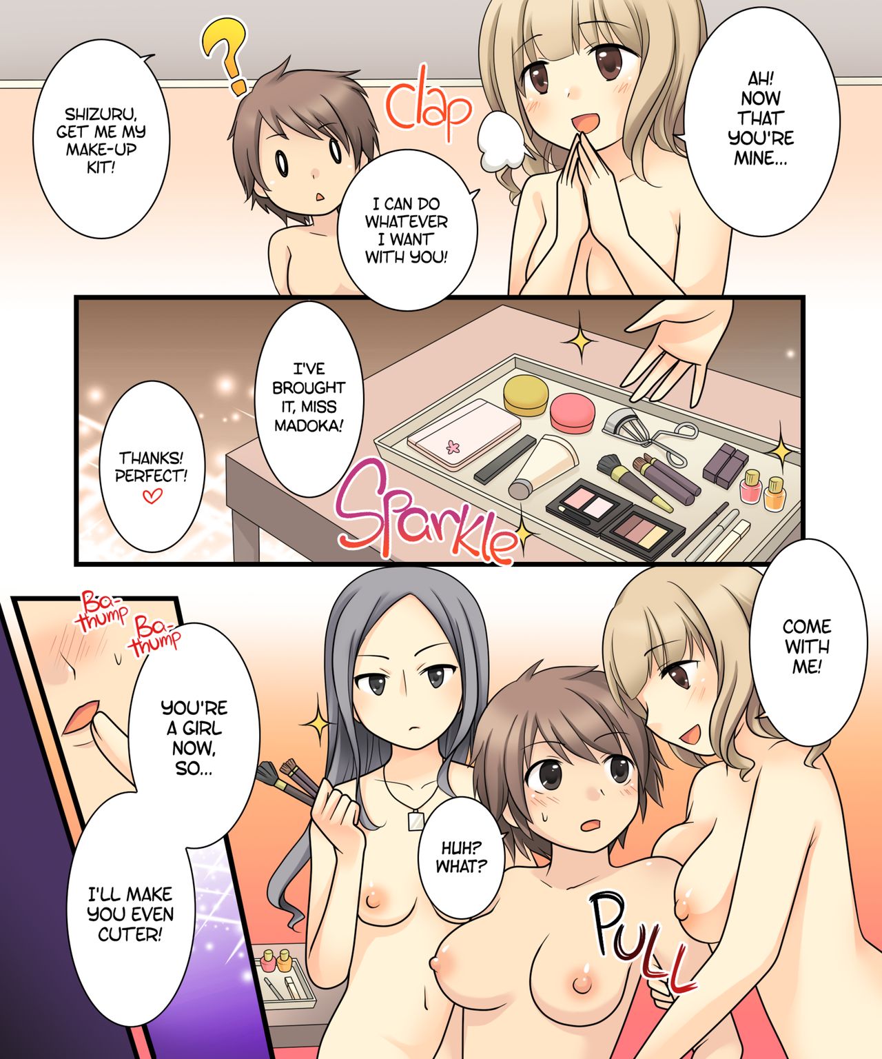 I Wanted to Have a Lesbian Get a Taste of My Cock, but I Got Turned Into a Girl Instead page 31