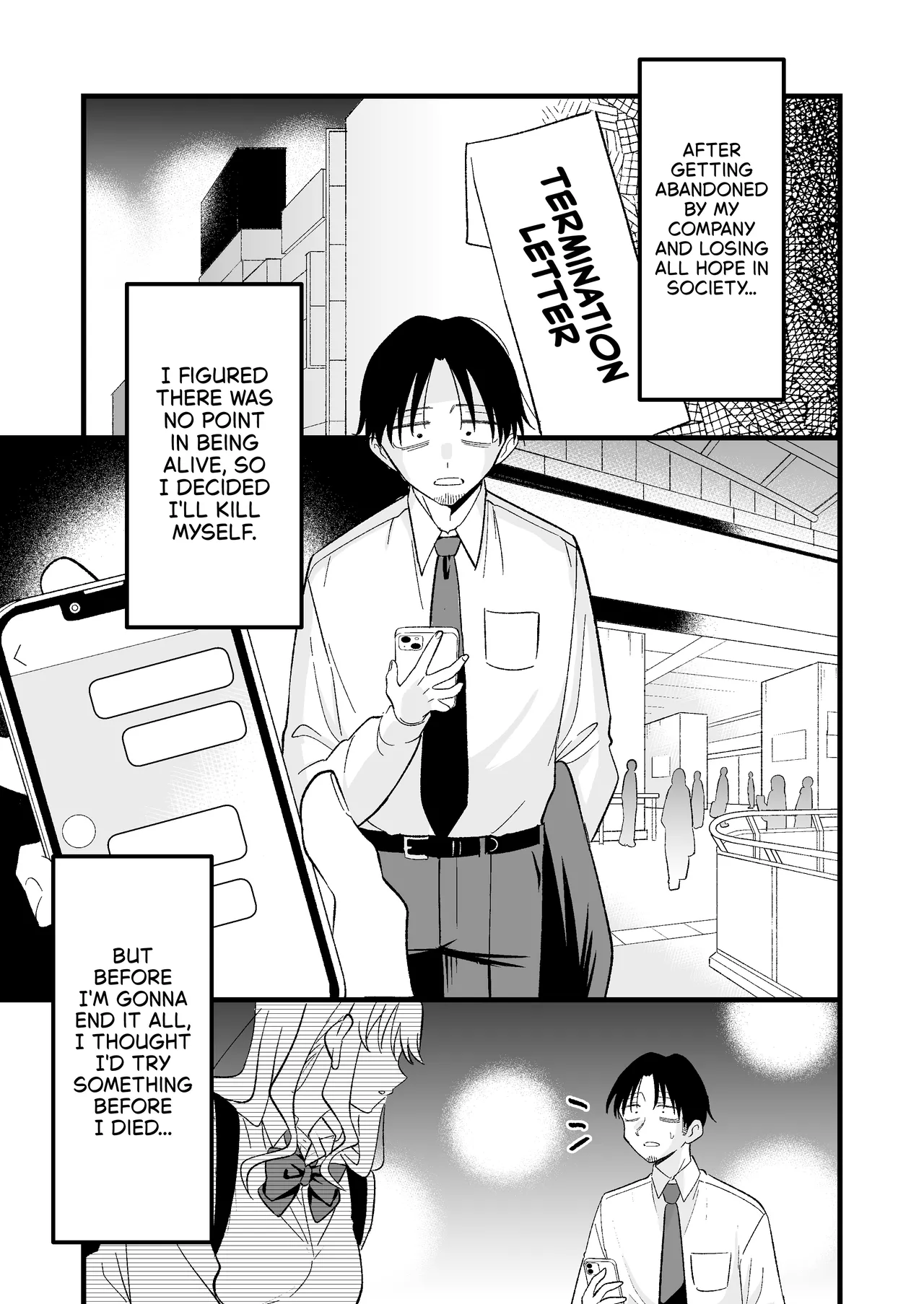 I Was a Suicidal Wage Slave Until a Daddy Hunting Gyaru of Light Made Me Cum page 2
