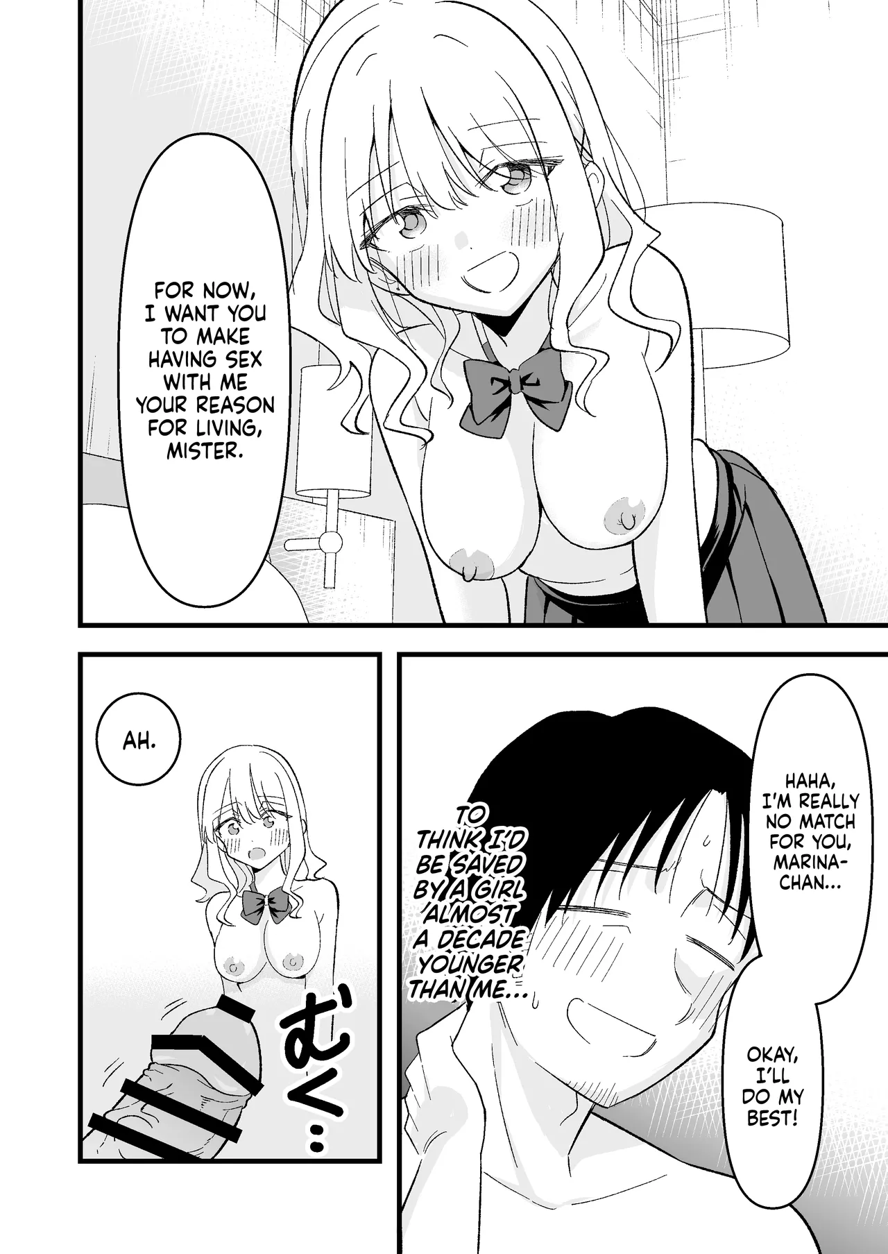 I Was a Suicidal Wage Slave Until a Daddy Hunting Gyaru of Light Made Me Cum page 43