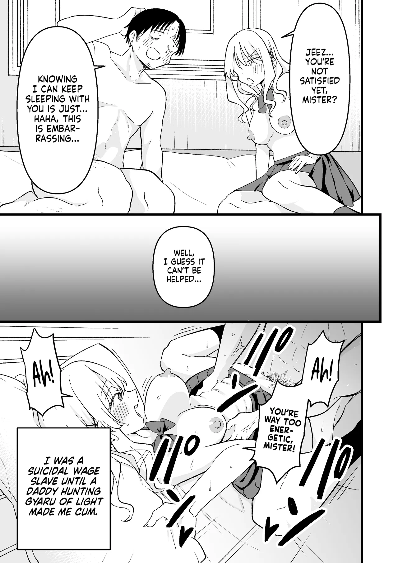 I Was a Suicidal Wage Slave Until a Daddy Hunting Gyaru of Light Made Me Cum page 44