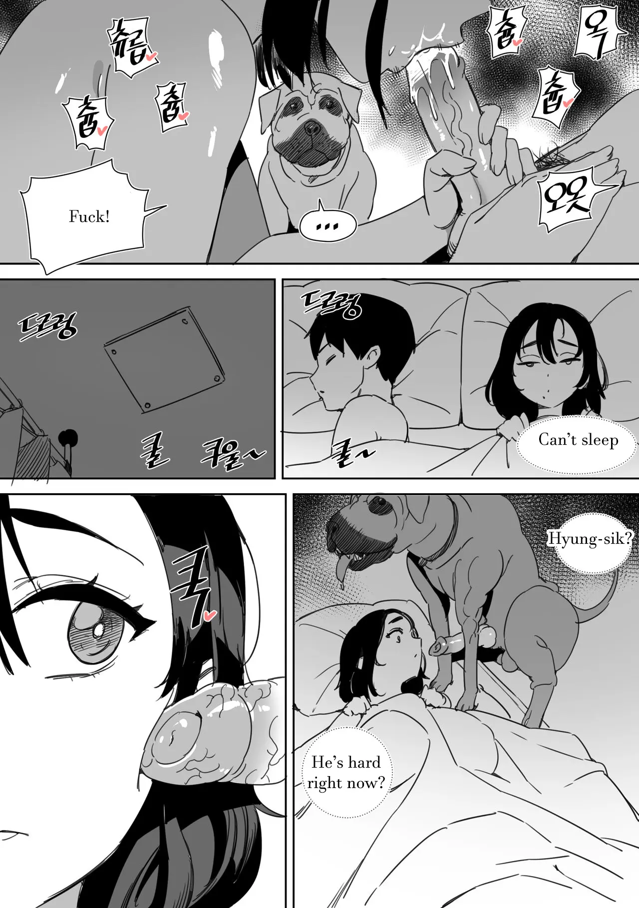 I was cucked by my girlfriend's dog! page 18