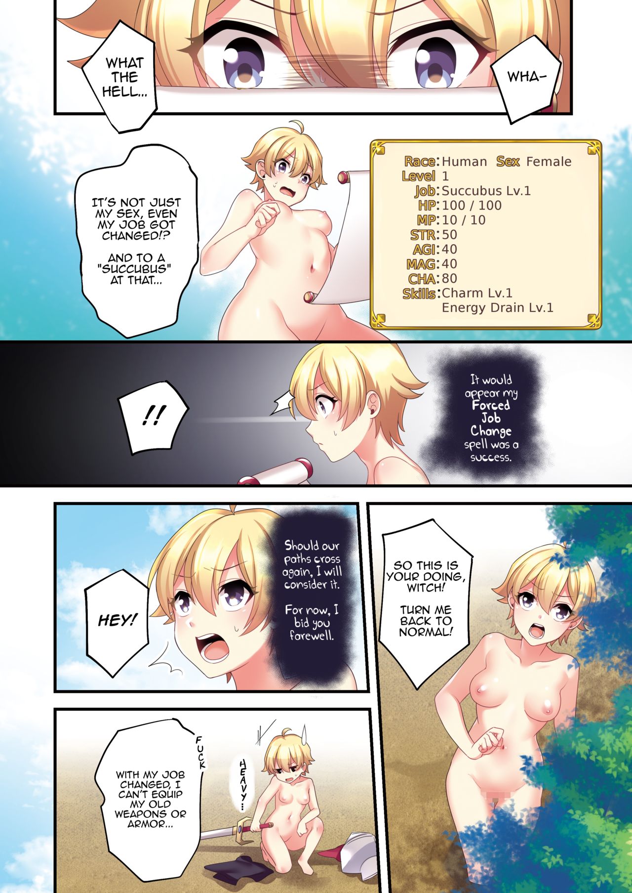 I (♂) was forcibly changed into a succubus page 4