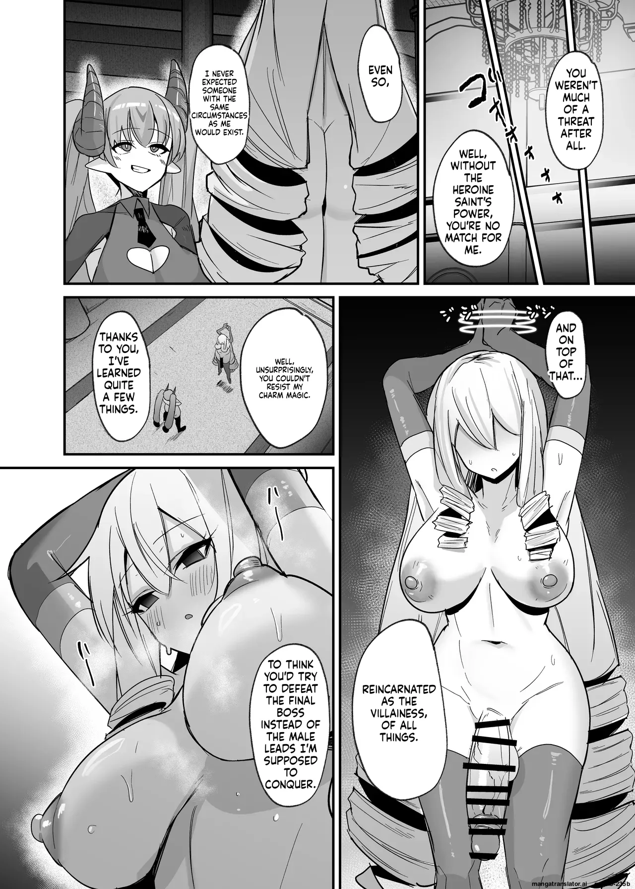 I was reincarnated as a villainess in an otome Game who was a futanari in her backstory 1-4 page 116