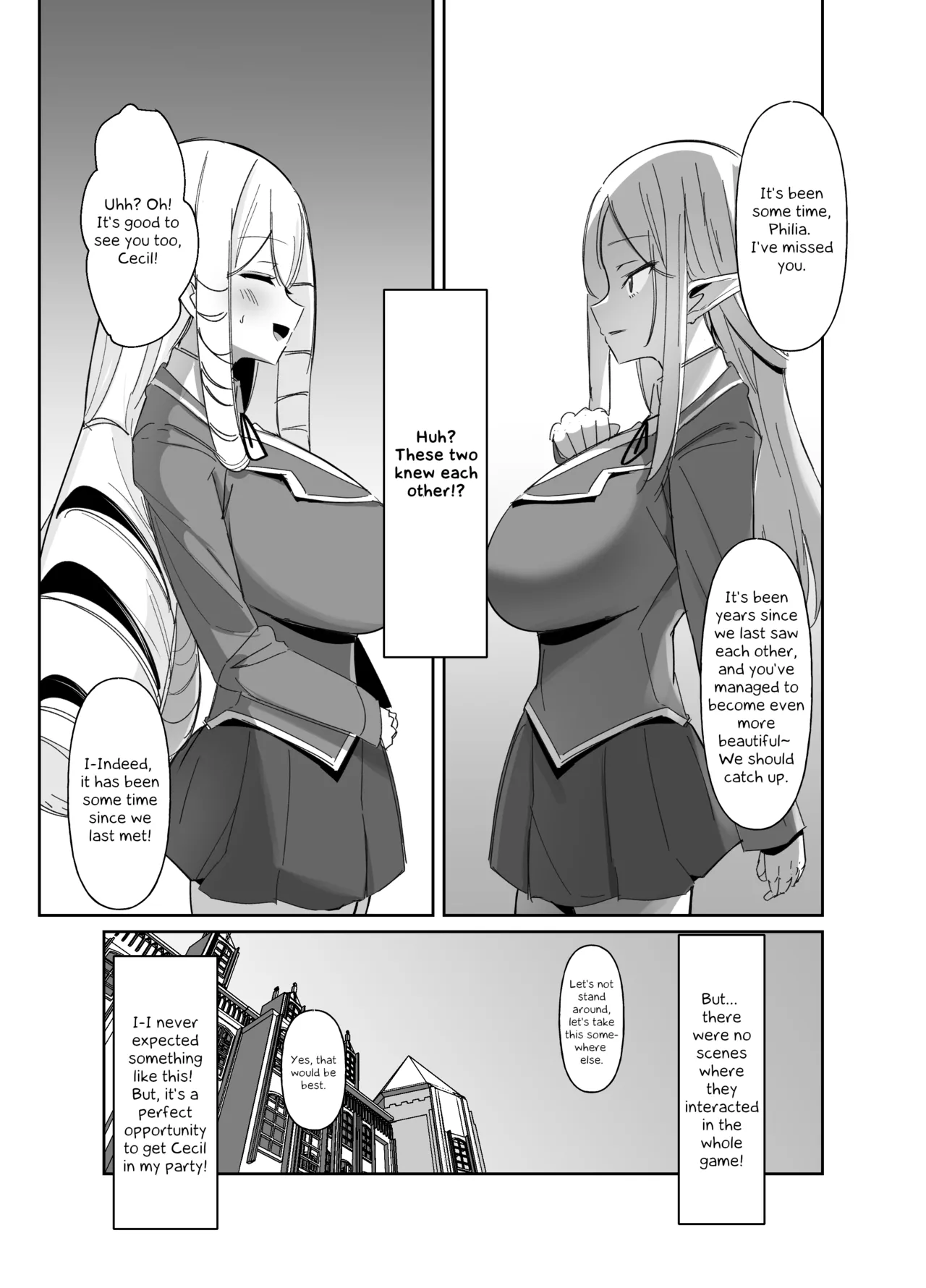 I was reincarnated as a villainess in an otome Game who was a futanari in her backstory 1-4 page 45