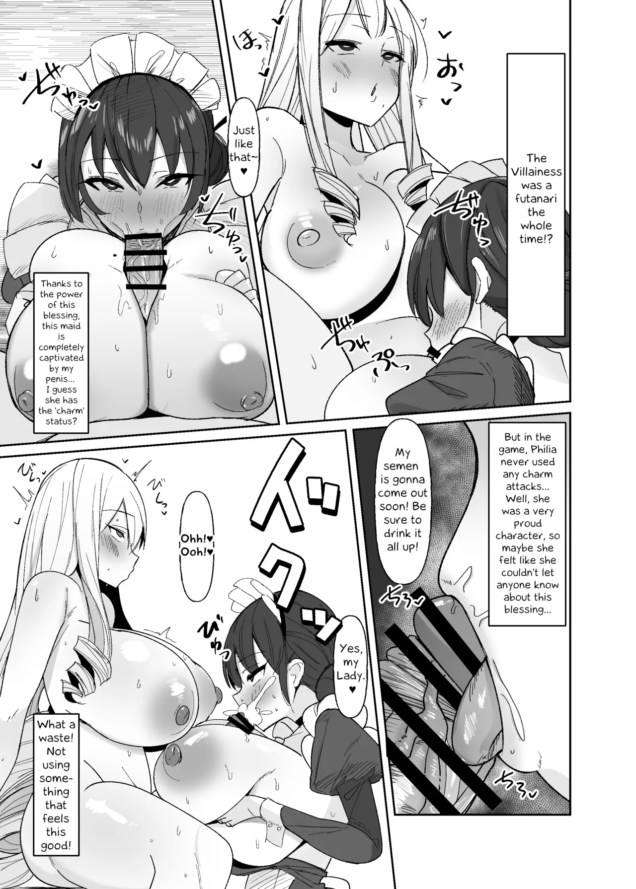 I was reincarnated as a villainess in an otome Game who was a futanari in her backstory 1-4 page 8