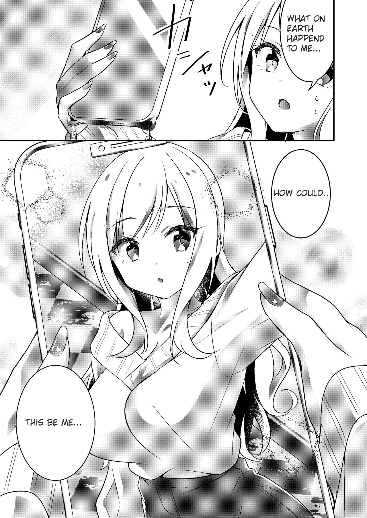 I was rewritten as a gyaru girl. page 8