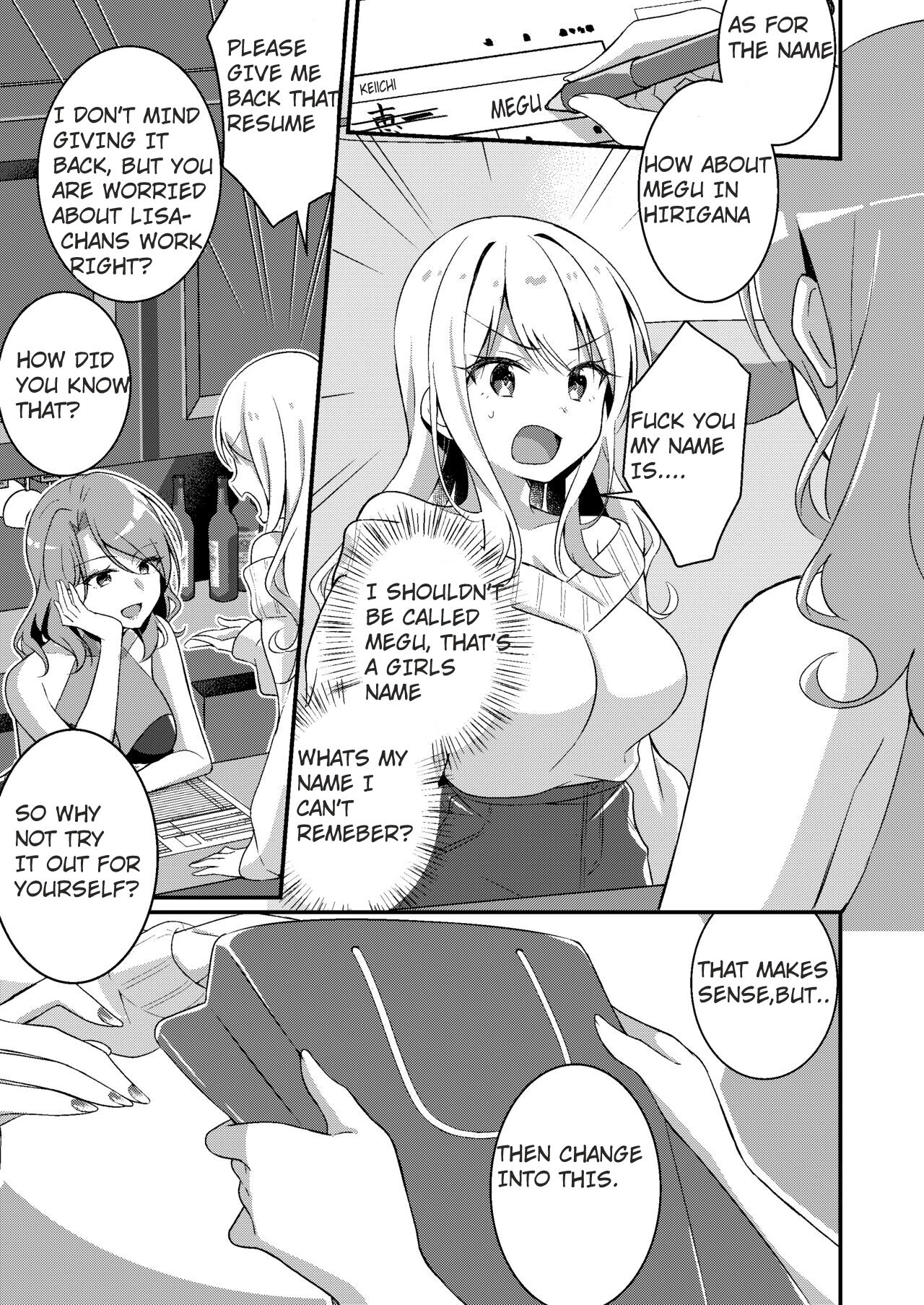 I was rewritten as a gyaru girl. page 9