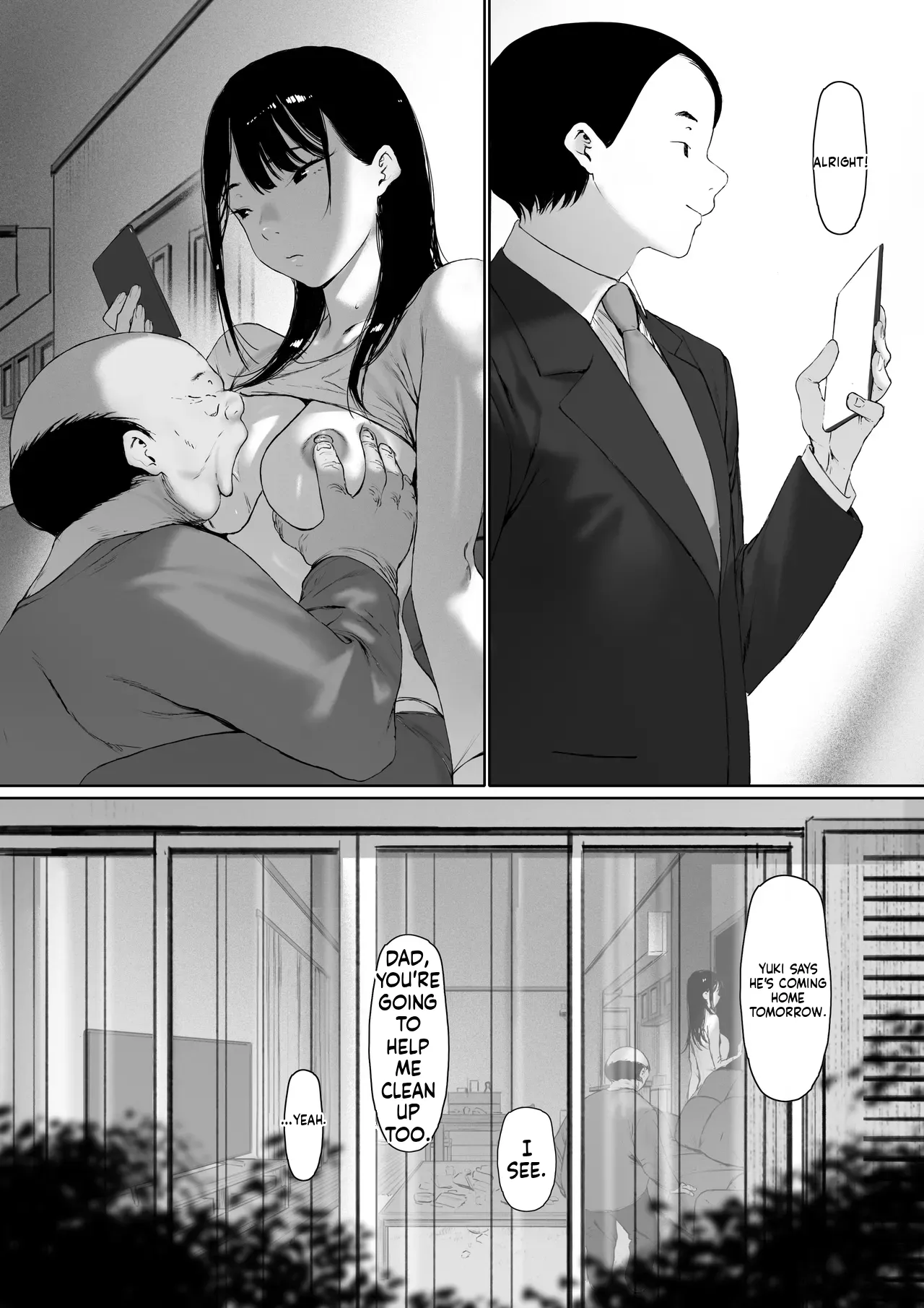 I Was Supposed to Be Living a Happy Newlywed Life, but I Ended Up Living With My Father-in-Law. Chapter 3 page 156