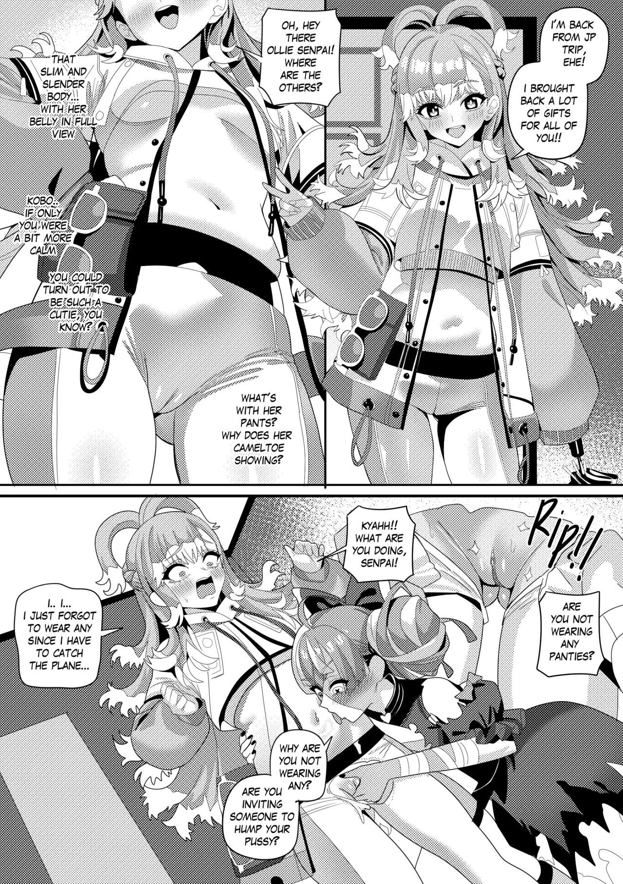 I was surrounded by my beautiful genmates when i got turned into futanari page 14
