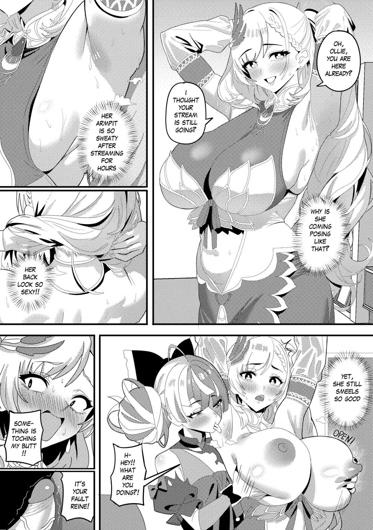 I was surrounded by my beautiful genmates when i got turned into futanari page 4