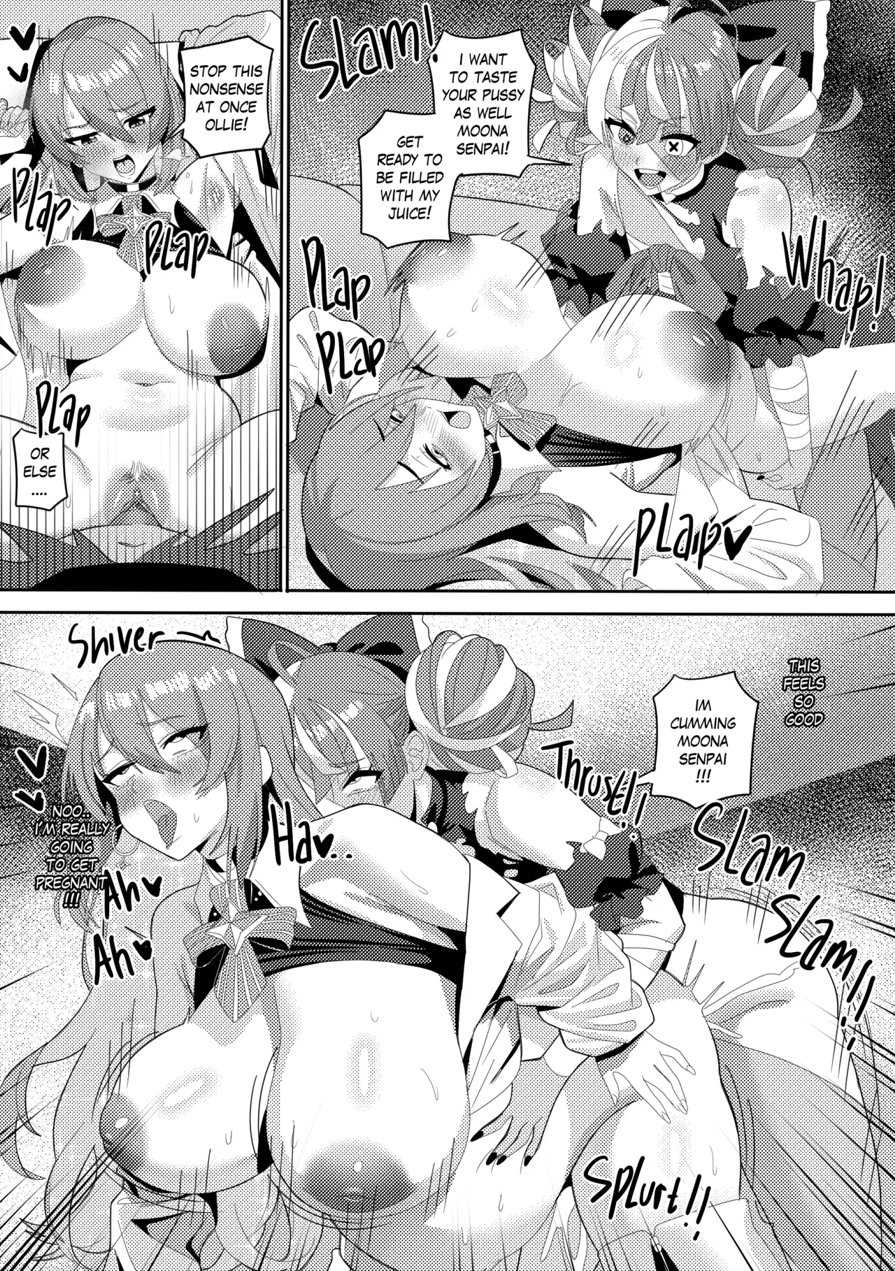 I was surrounded by my beautiful genmates when i got turned into futanari page 7