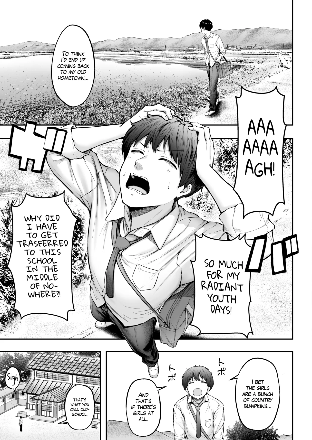I was Transferred to a Countryside School where all my Female Classmates are in Heat for Me page 3
