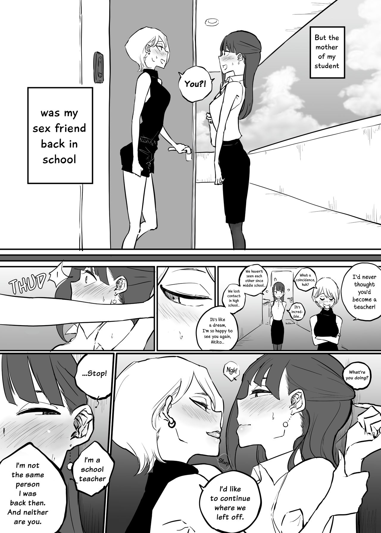 I Went For a Home Visit and Found Out My Student's Mother Is My Sex Friend From My School Days page 2