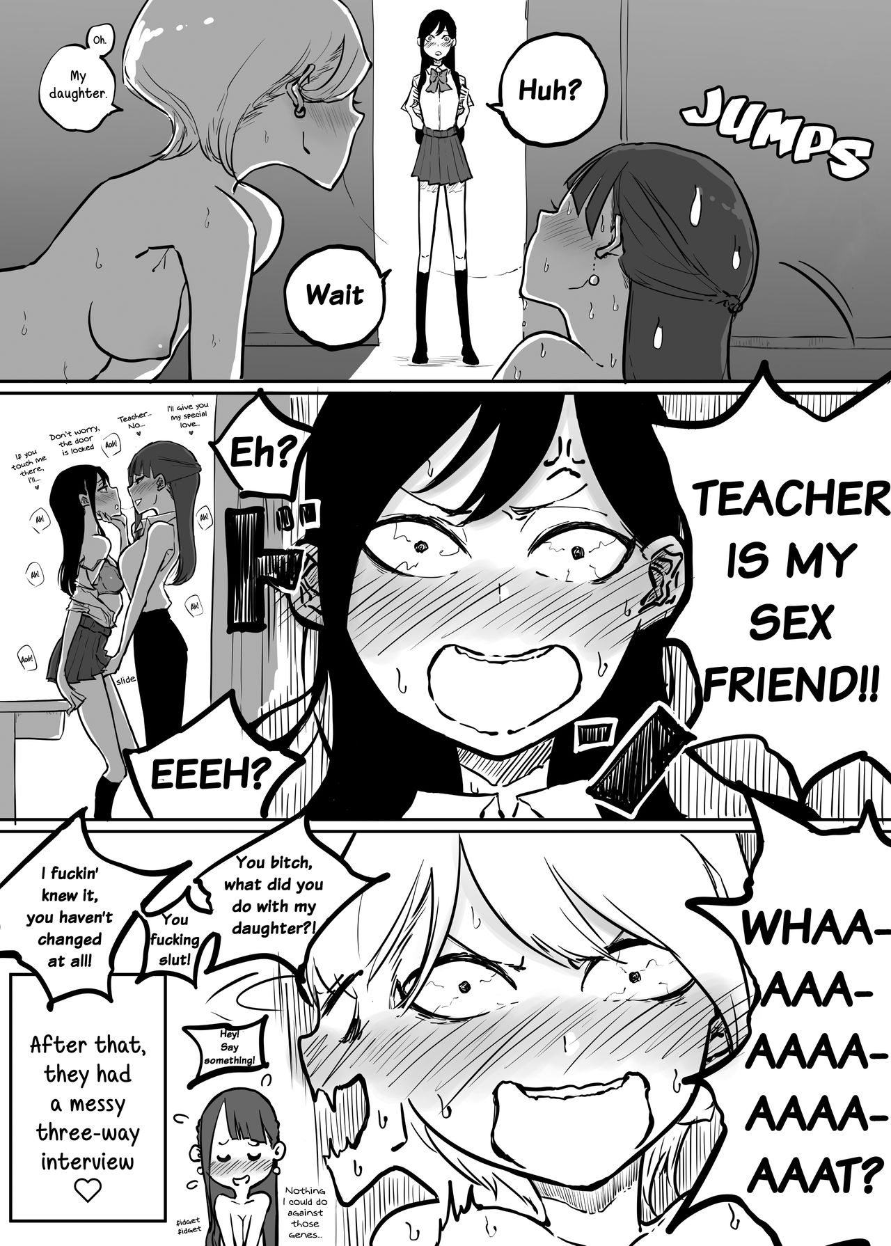 I Went For a Home Visit and Found Out My Student's Mother Is My Sex Friend From My School Days page 4