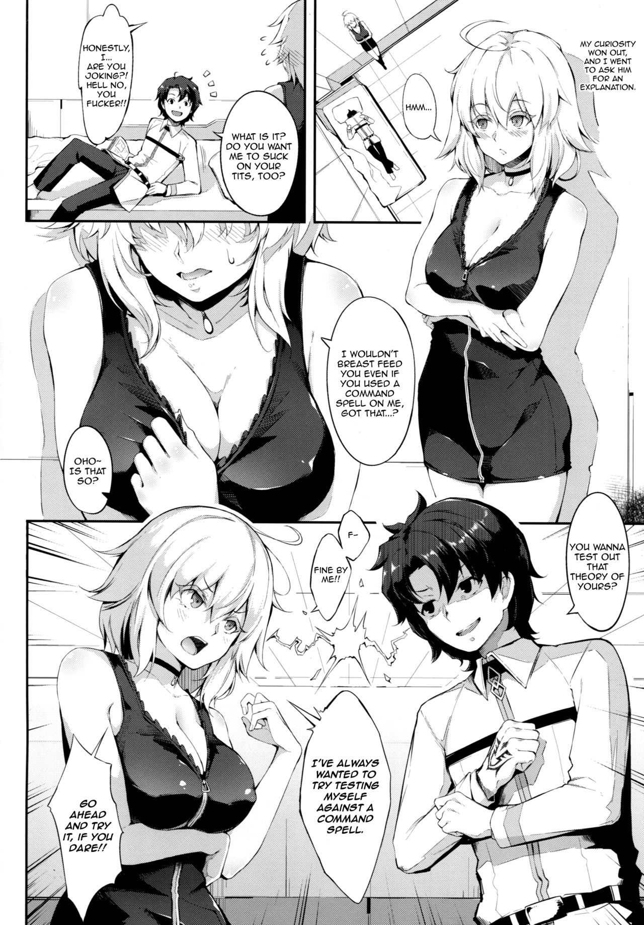 I Won't Lose to a Command Spell, and I Definitely Won't Squirt Out Breast Milk!! page 3