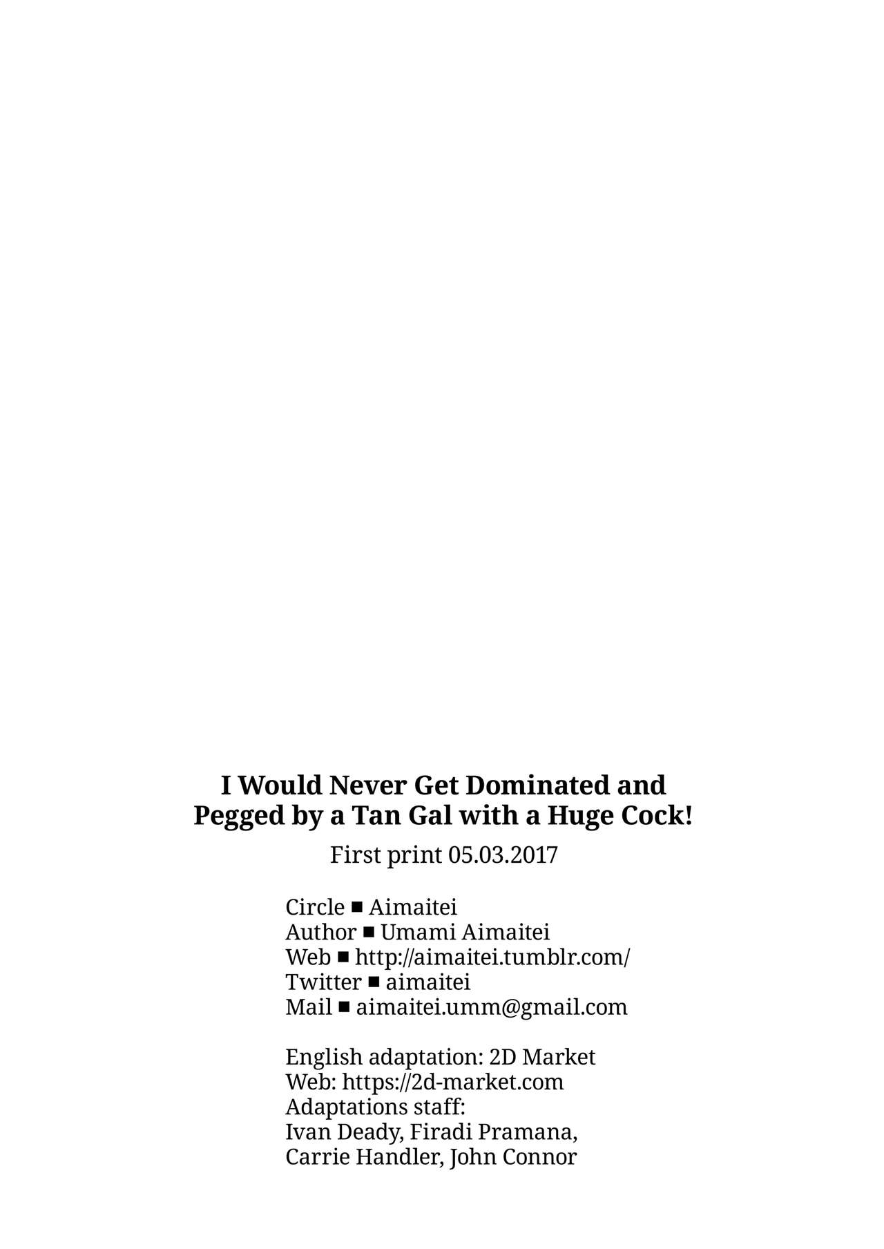 I Would Never Get Dominated and Pegged by a Tan Gal With a Huge Cock! page 24