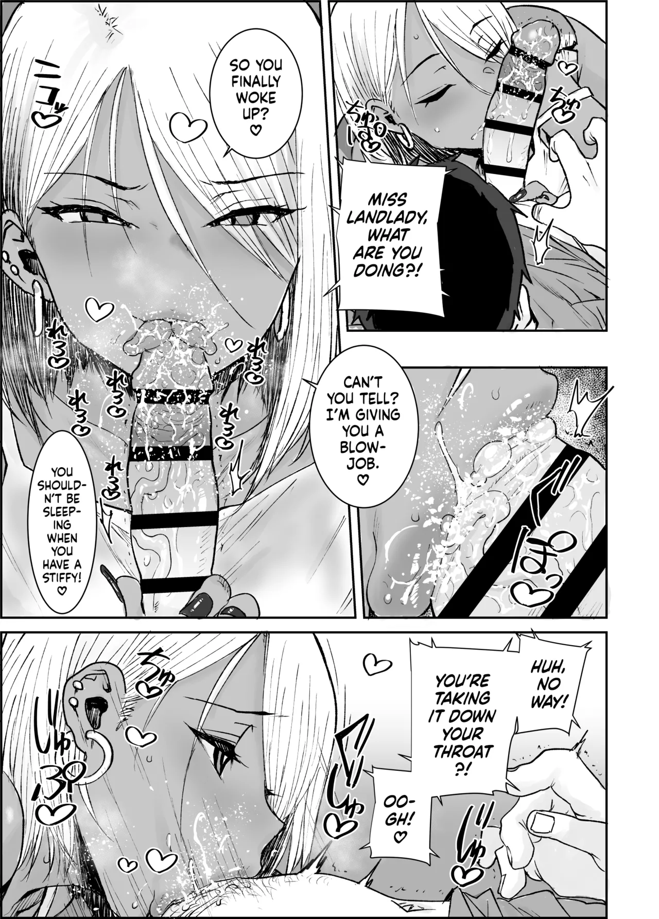 I, Your Humble College Student, Busted Loads Into My 35 Y/O Dark-Skinned Gyaru Landlady While She Rode Me Cowgirl page 10