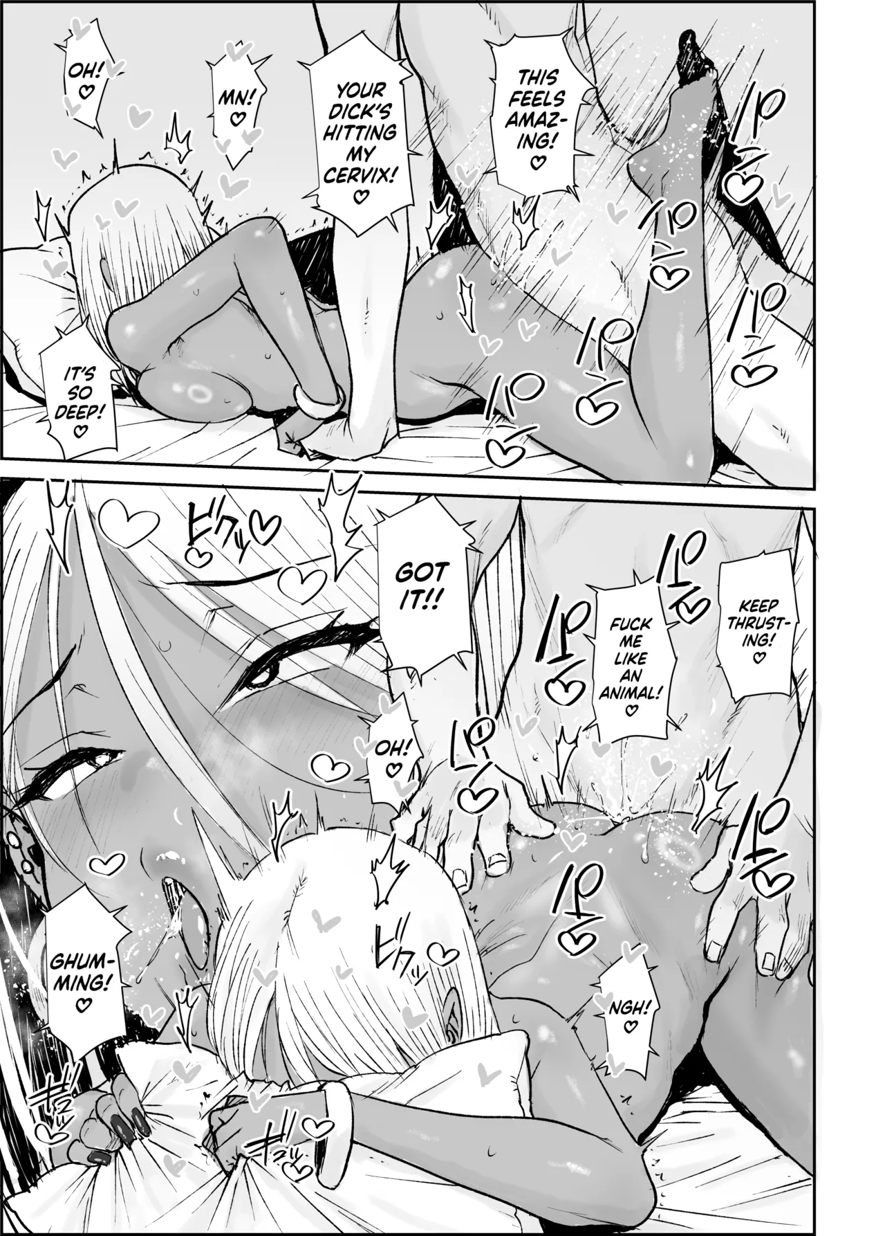 I, Your Humble College Student, Busted Loads Into My 35 Y/O Dark-Skinned Gyaru Landlady While She Rode Me Cowgirl page 28