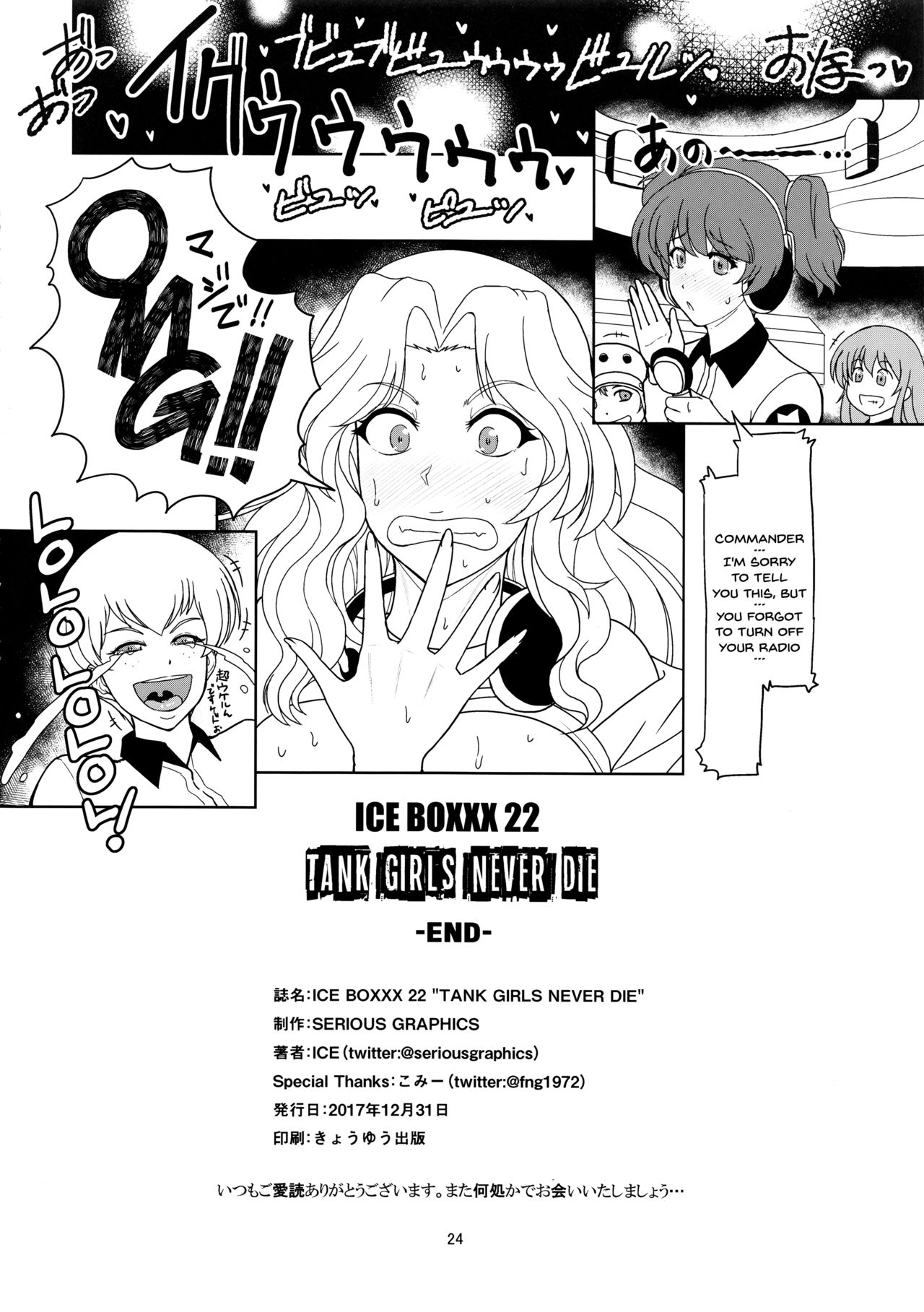 ICE BOXXX 22 "TANK GIRLS NEVER DIE" page 25