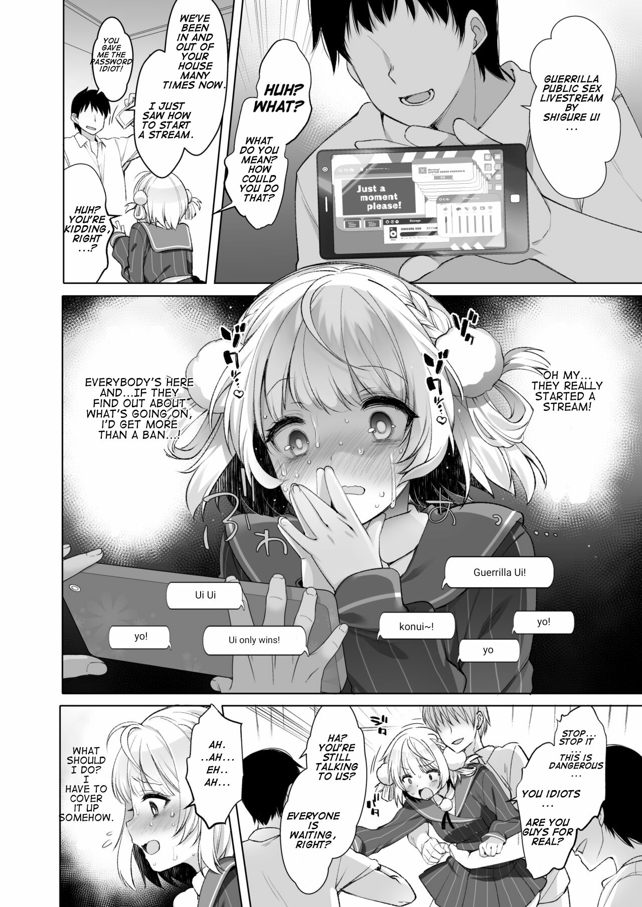 Idol Haishinsha Shigure Ui -Himitsu no Douga Haishin- page 20