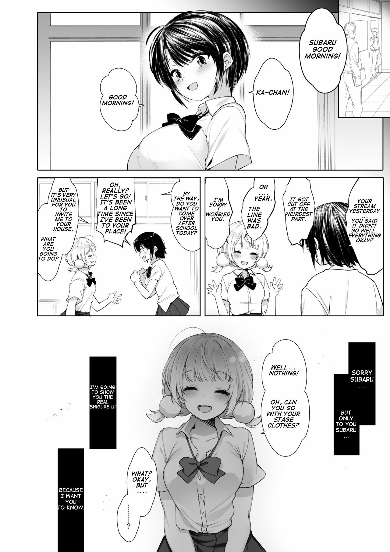 Idol Haishinsha Shigure Ui -Himitsu no Douga Haishin- page 28