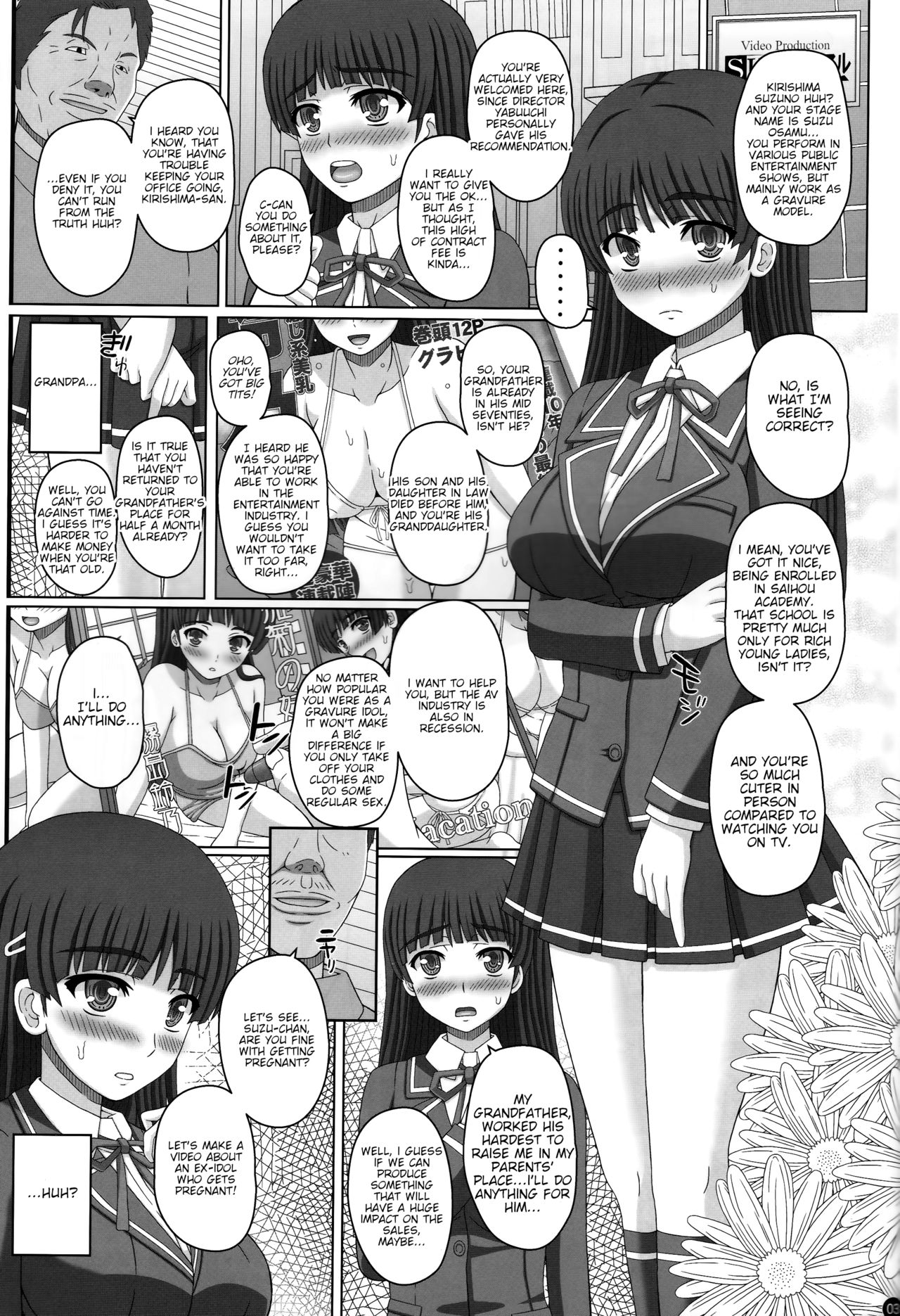 Idol Suzuno ga Homeless no Aka-chan Tank ni Narihateru made page 2