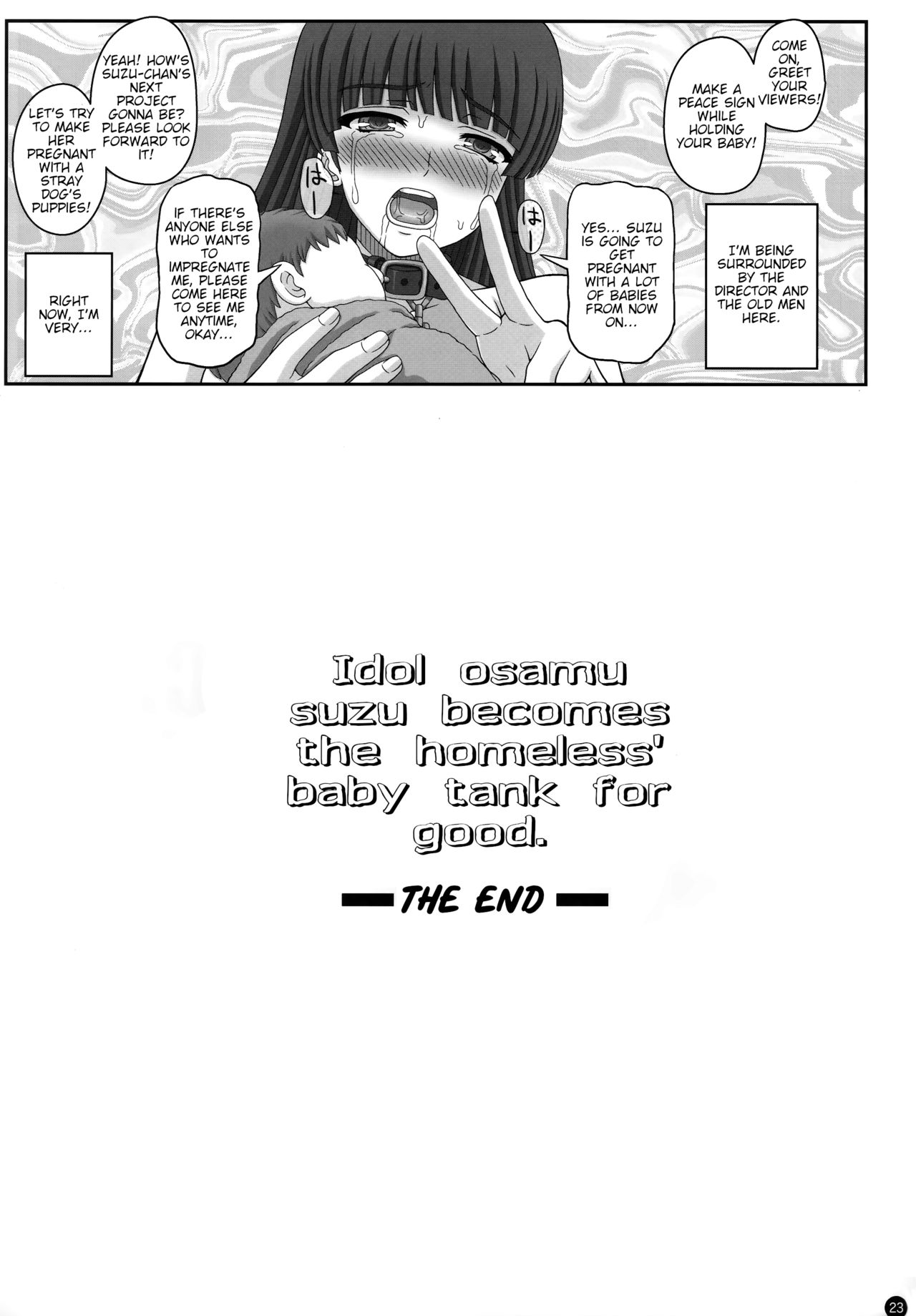 Idol Suzuno ga Homeless no Aka-chan Tank ni Narihateru made page 22