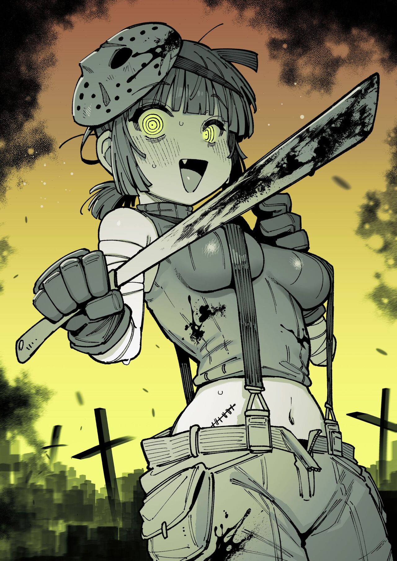 Ie ga Shike Sugite Haete Kita Genkaku Yuuhatsu Kinoko wo Gosyoku Shite Hatsujyou Shita Ato no Are ya Kore page 58