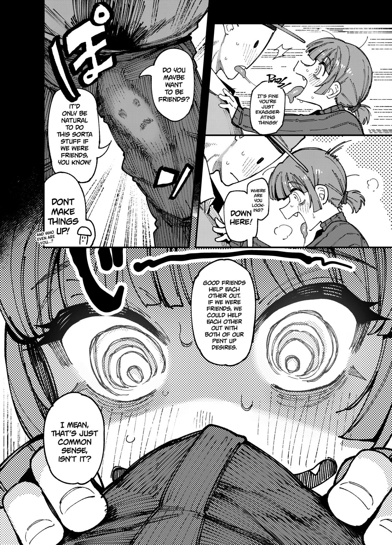 Ie ga Shike Sugite Haete Kita Genkaku Yuuhatsu Kinoko wo Gosyoku Shite Hatsujyou Shita Ato no Are ya Kore page 14