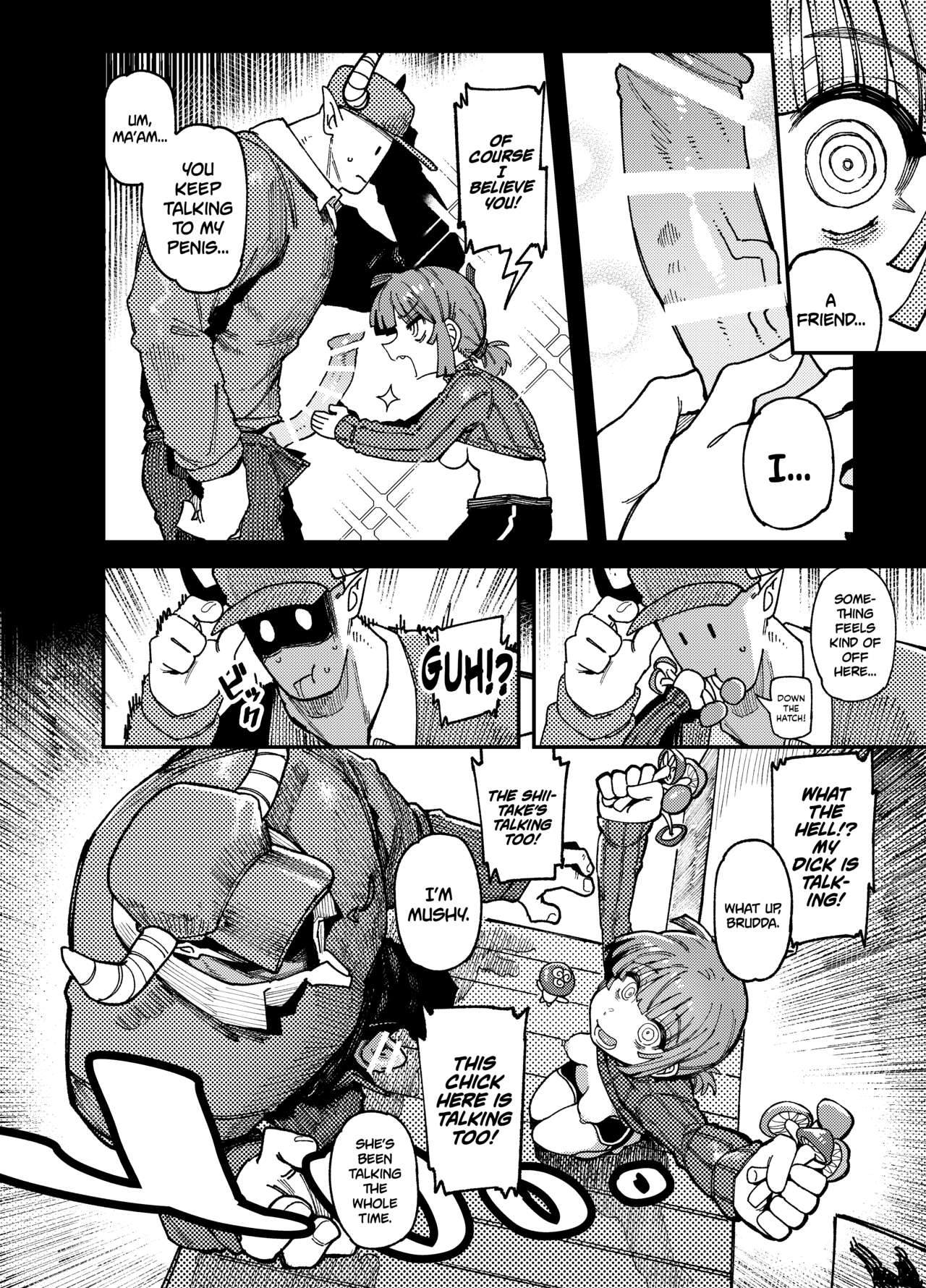 Ie ga Shike Sugite Haete Kita Genkaku Yuuhatsu Kinoko wo Gosyoku Shite Hatsujyou Shita Ato no Are ya Kore page 18