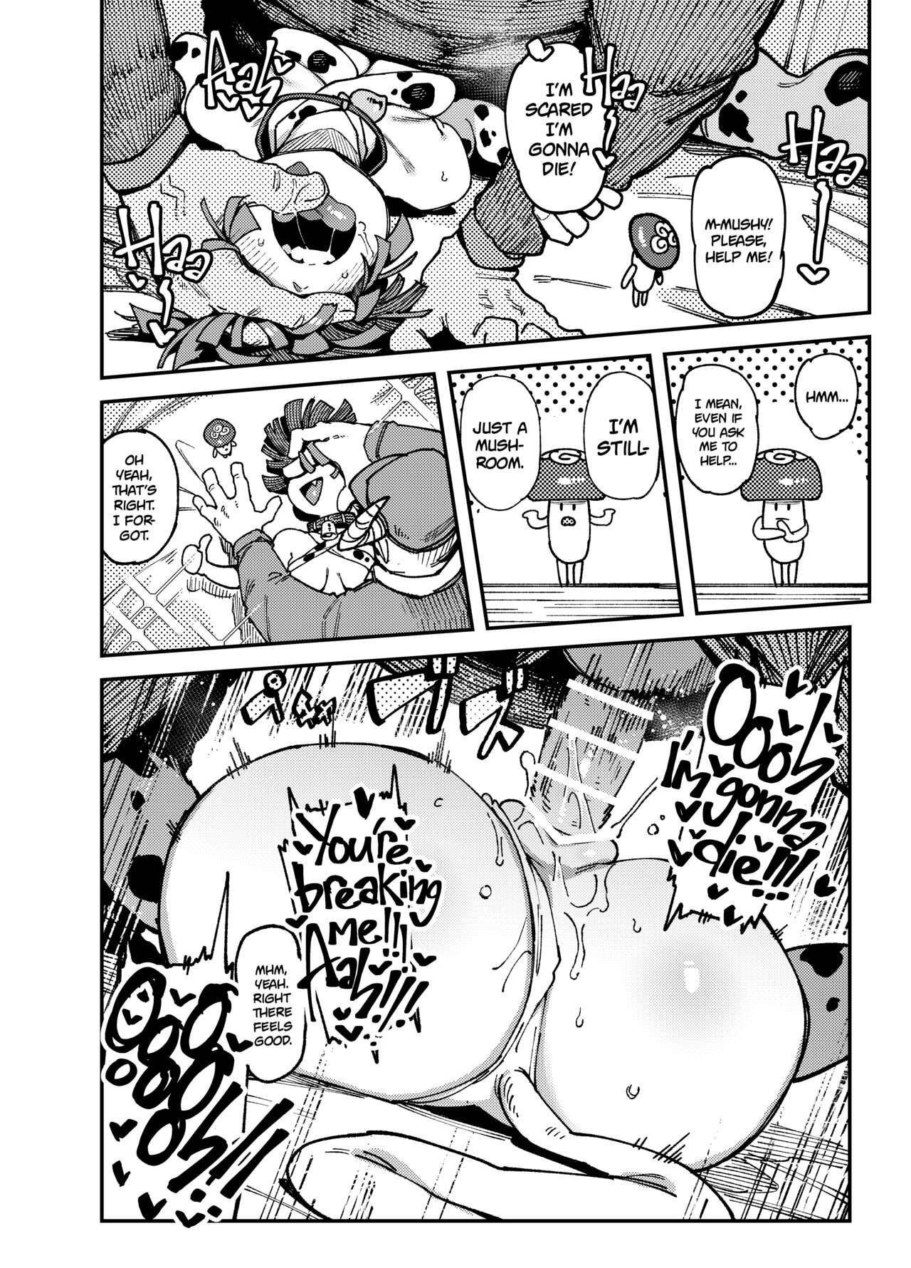 Ie ga Shike Sugite Haete Kita Genkaku Yuuhatsu Kinoko wo Gosyoku Shite Hatsujyou Shita Ato no Are ya Kore page 26