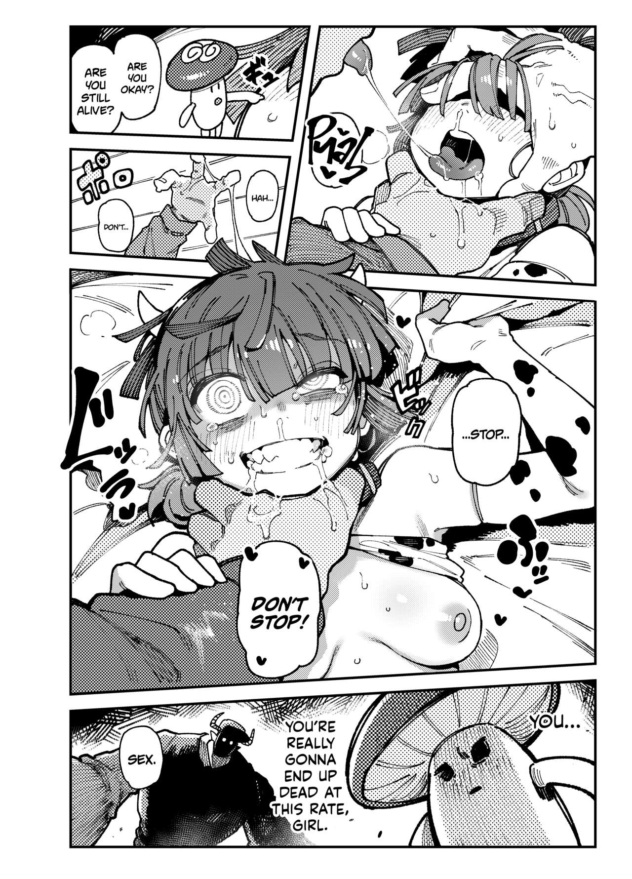 Ie ga Shike Sugite Haete Kita Genkaku Yuuhatsu Kinoko wo Gosyoku Shite Hatsujyou Shita Ato no Are ya Kore page 28