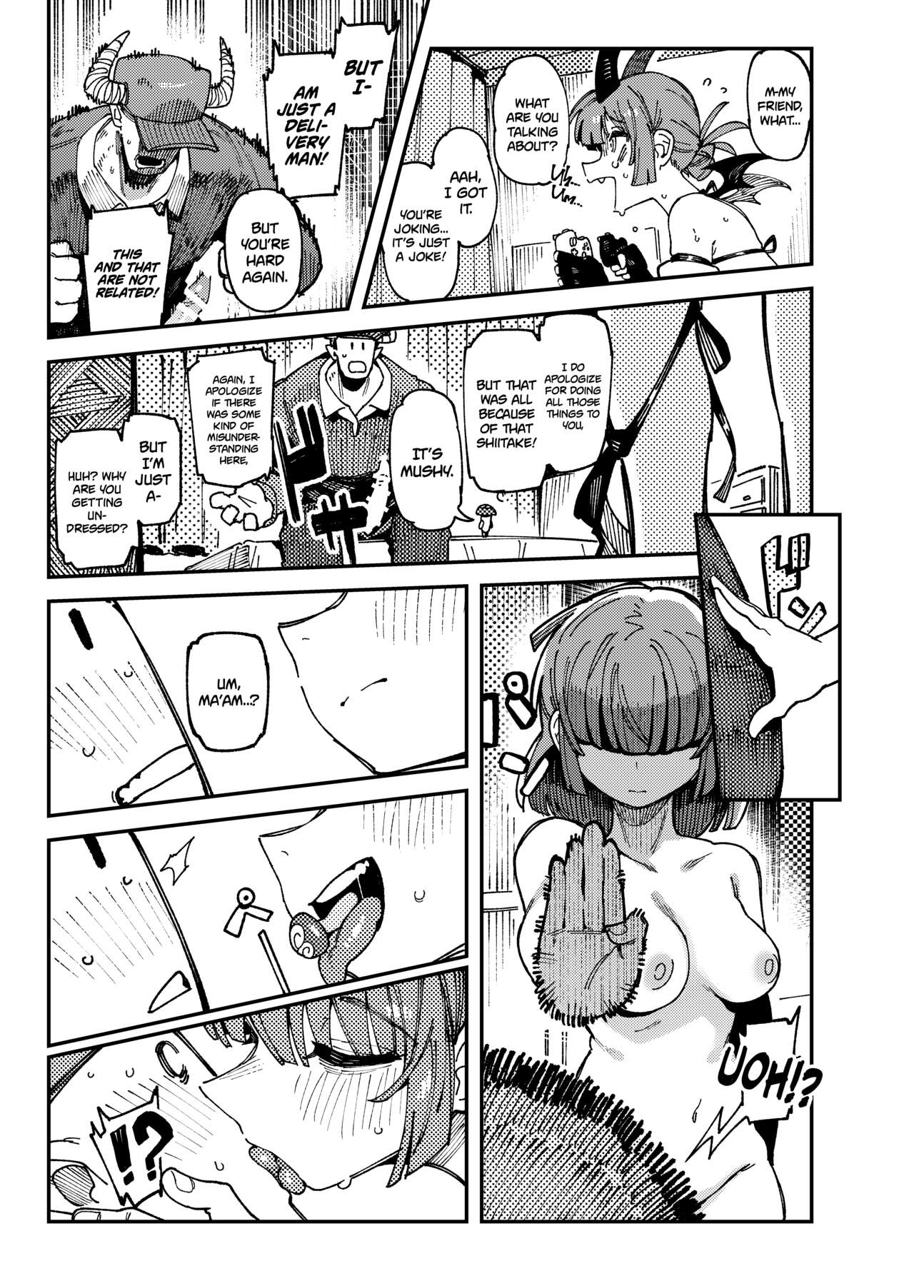 Ie ga Shike Sugite Haete Kita Genkaku Yuuhatsu Kinoko wo Gosyoku Shite Hatsujyou Shita Ato no Are ya Kore page 39