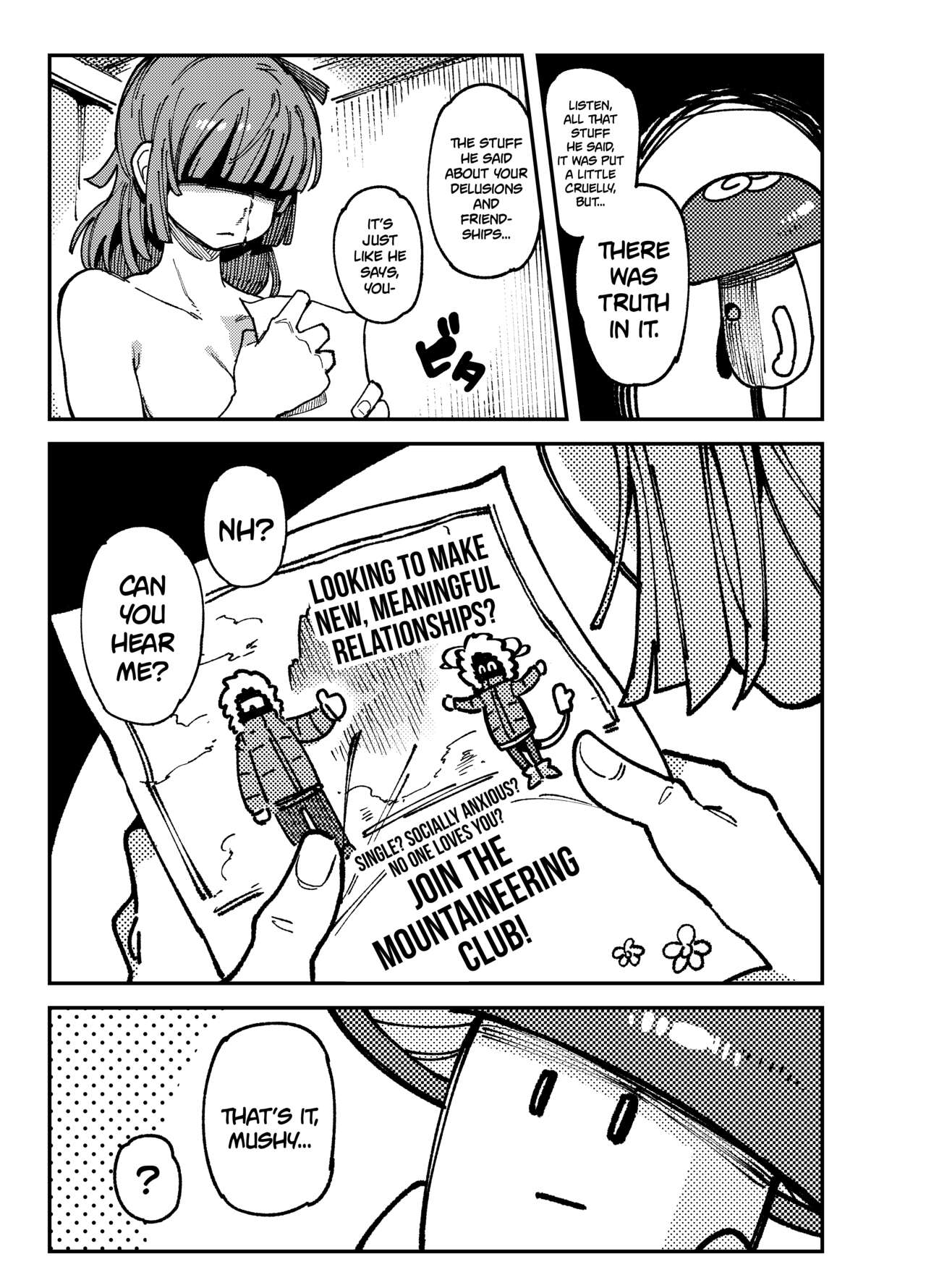 Ie ga Shike Sugite Haete Kita Genkaku Yuuhatsu Kinoko wo Gosyoku Shite Hatsujyou Shita Ato no Are ya Kore page 53