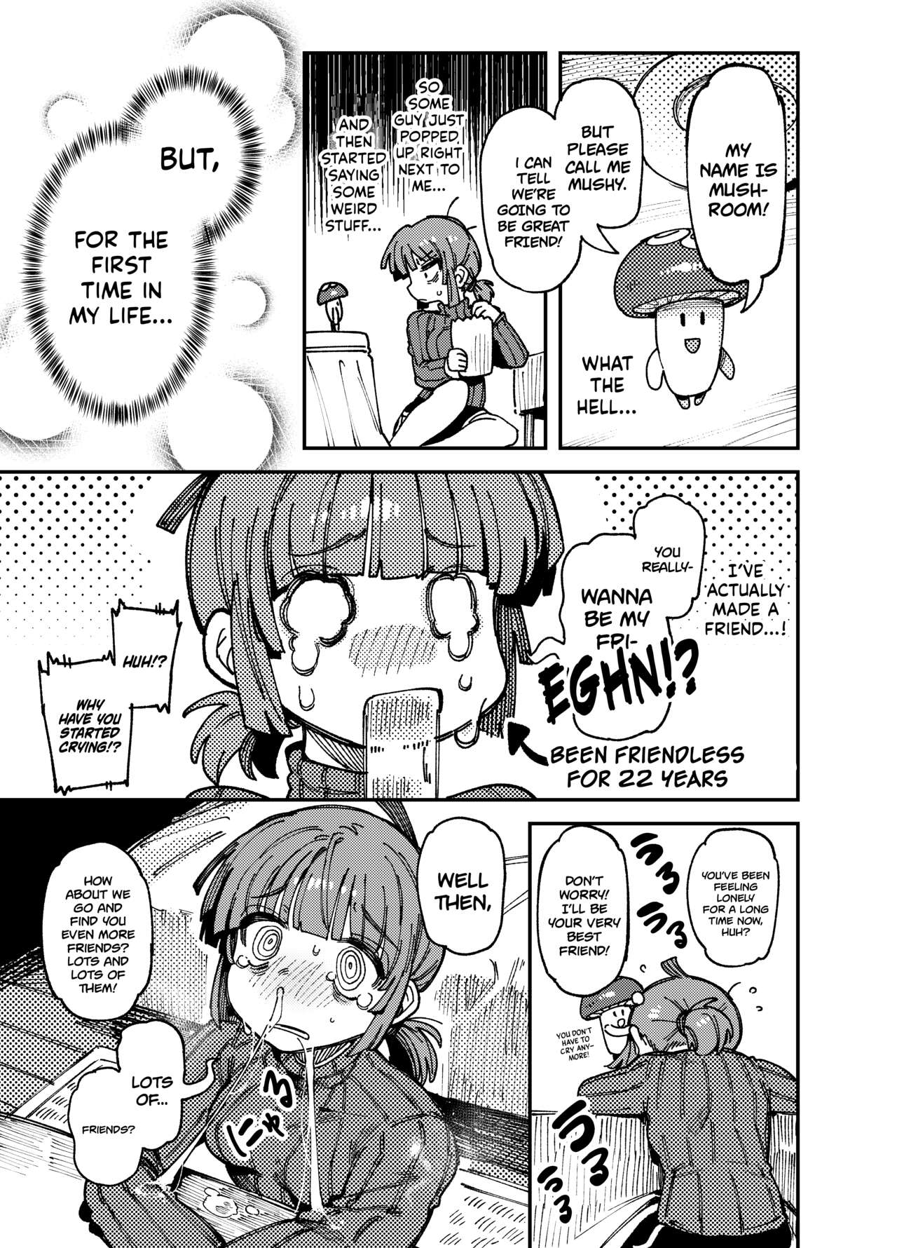 Ie ga Shike Sugite Haete Kita Genkaku Yuuhatsu Kinoko wo Gosyoku Shite Hatsujyou Shita Ato no Are ya Kore page 7