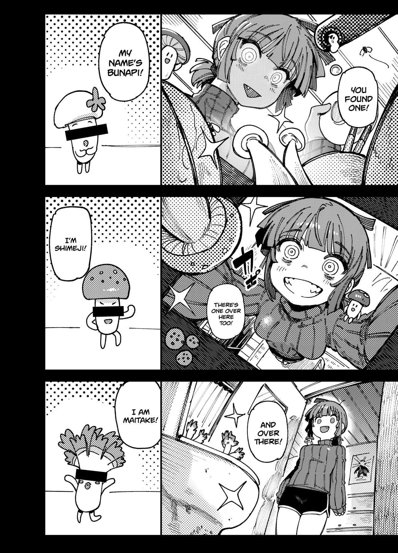Ie ga Shike Sugite Haete Kita Genkaku Yuuhatsu Kinoko wo Gosyoku Shite Hatsujyou Shita Ato no Are ya Kore page 8