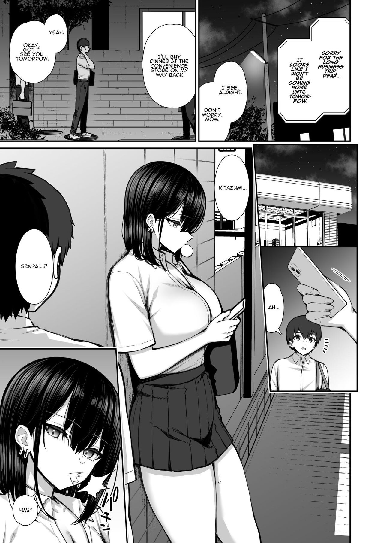 Iede Gal na Senpai wa Kantan ni Yarasete Kureru page 3