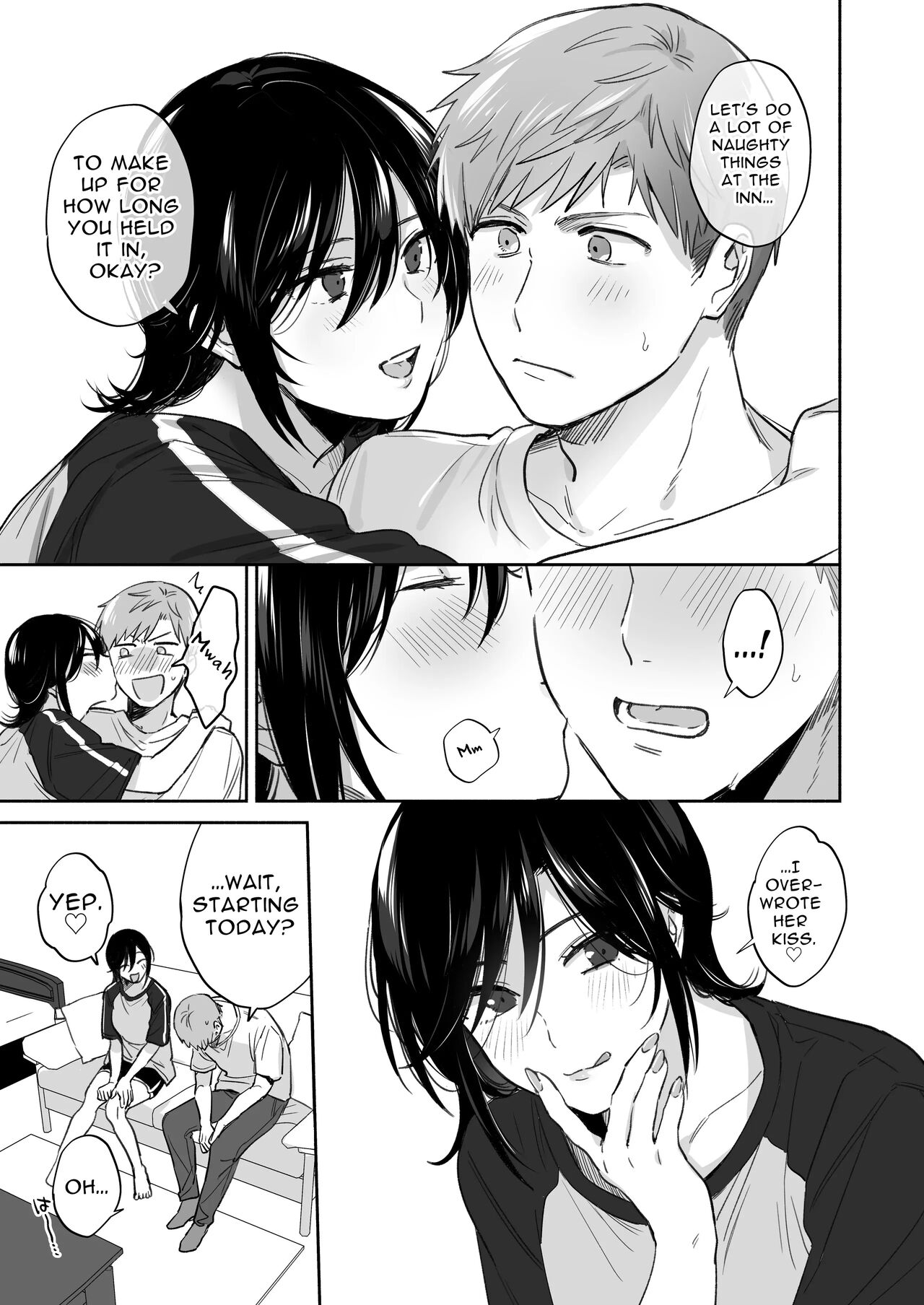If I Have a Chance, I Want to Warp My Boyfriend's Fetishes! ~Lovey-dovey Trip to the Hotsprings~ page 10