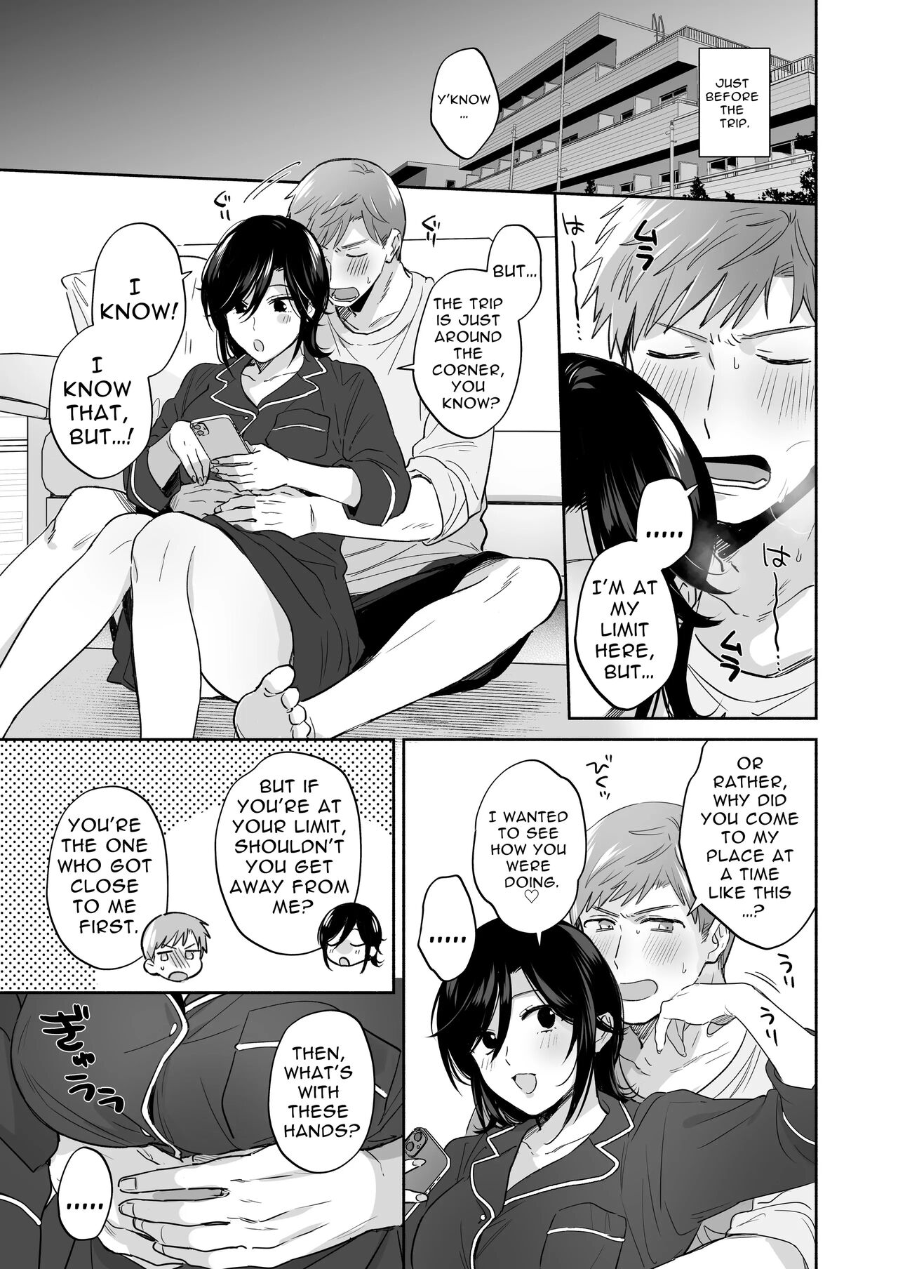 If I Have a Chance, I Want to Warp My Boyfriend's Fetishes! ~Lovey-dovey Trip to the Hotsprings~ page 14