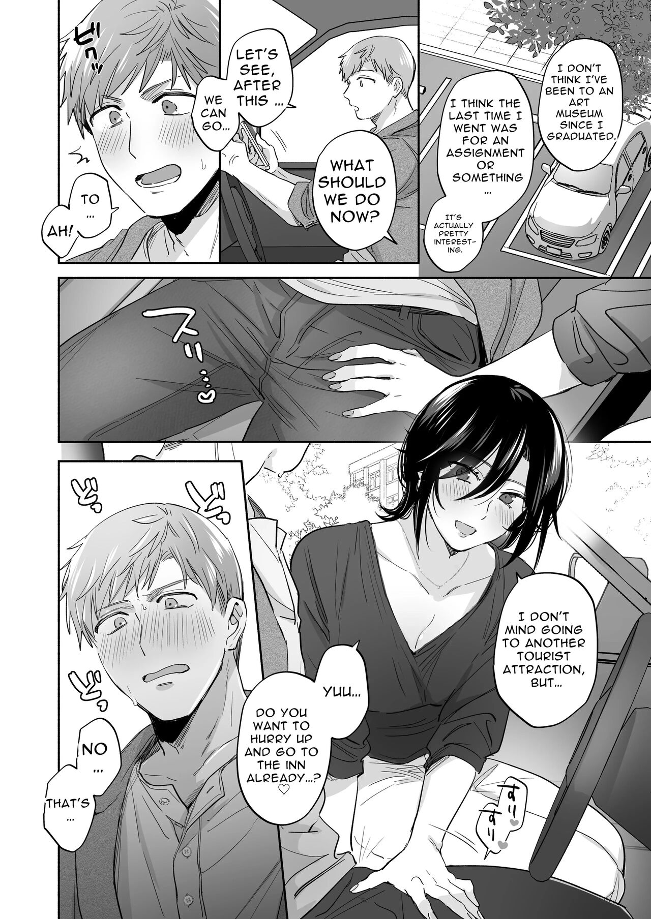 If I Have a Chance, I Want to Warp My Boyfriend's Fetishes! ~Lovey-dovey Trip to the Hotsprings~ page 39