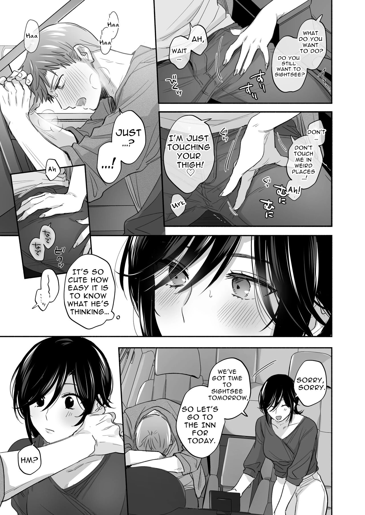 If I Have a Chance, I Want to Warp My Boyfriend's Fetishes! ~Lovey-dovey Trip to the Hotsprings~ page 40