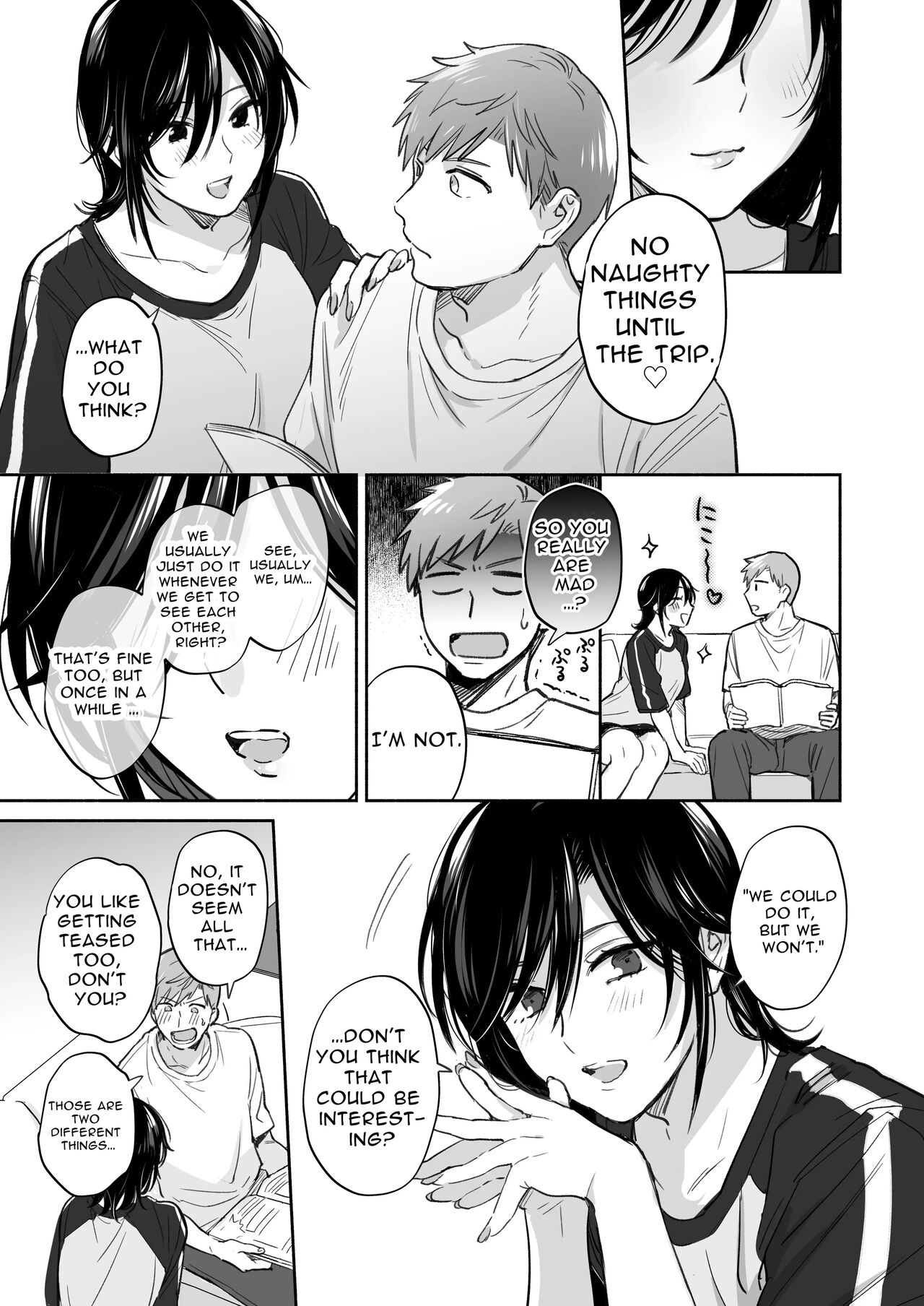 If I Have a Chance, I Want to Warp My Boyfriend's Fetishes! ~Lovey-dovey Trip to the Hotsprings~ page 8
